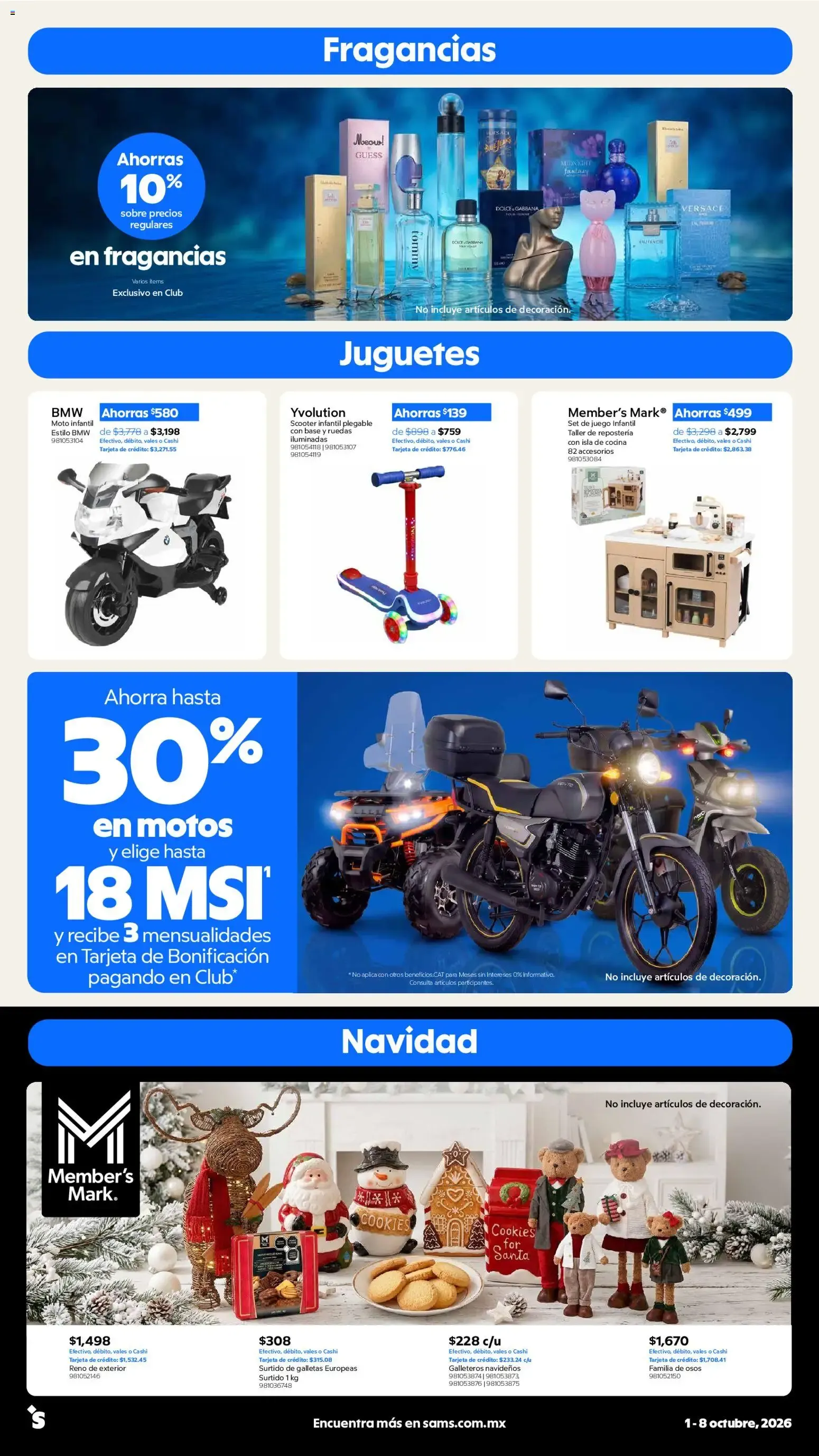 Catálogo de Sam's Club: Únete al Club 1 de octubre al 8 de octubre 2026 - Pagina 7