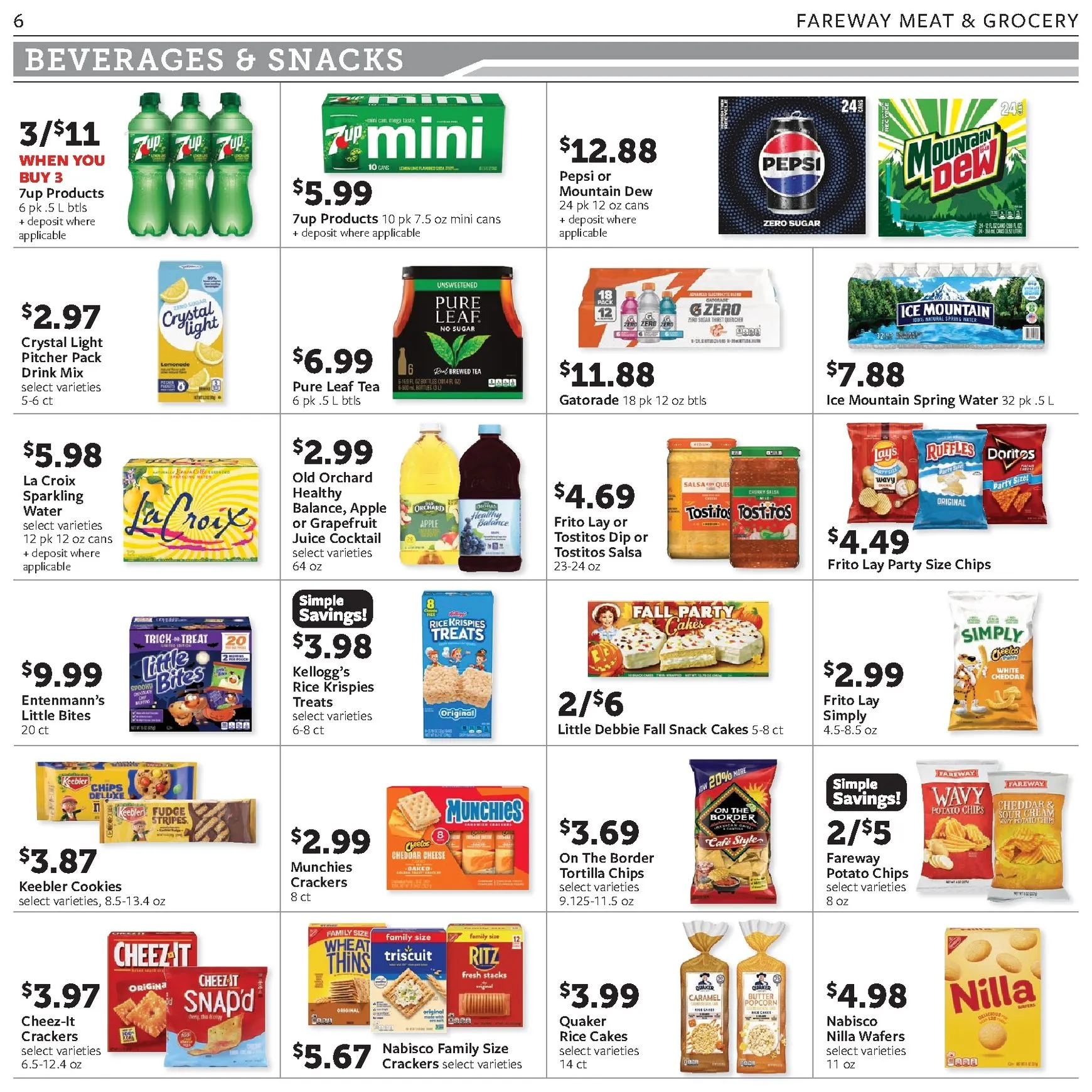 Weekly promotion Fareway: The Flavors of Fall spanning from September 21 to September 26 2026 - Page 6 for Catalogue 365