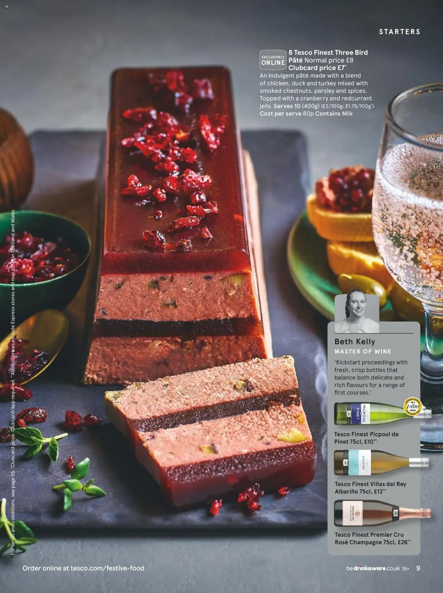 TESCO finest FESTIVE FOOD TO ORDER from 1 October to 31 October 2026 - Catalogue Page 9
