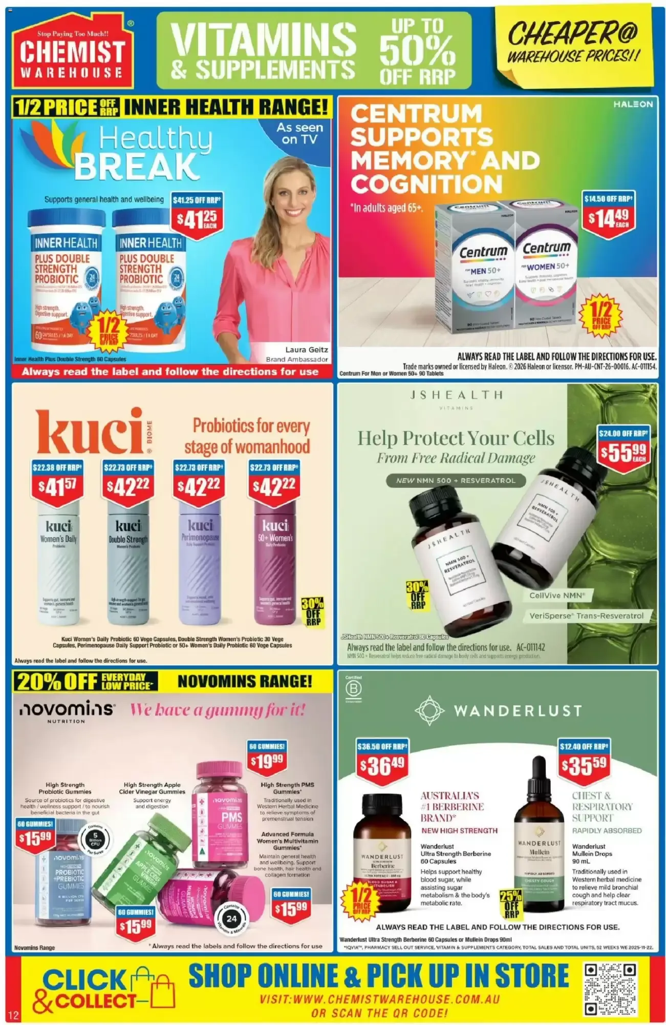 Chemist Warehouse - Stock Up Save Big! - Catalogue valid from 23 July to 5 August 2026 - page 12