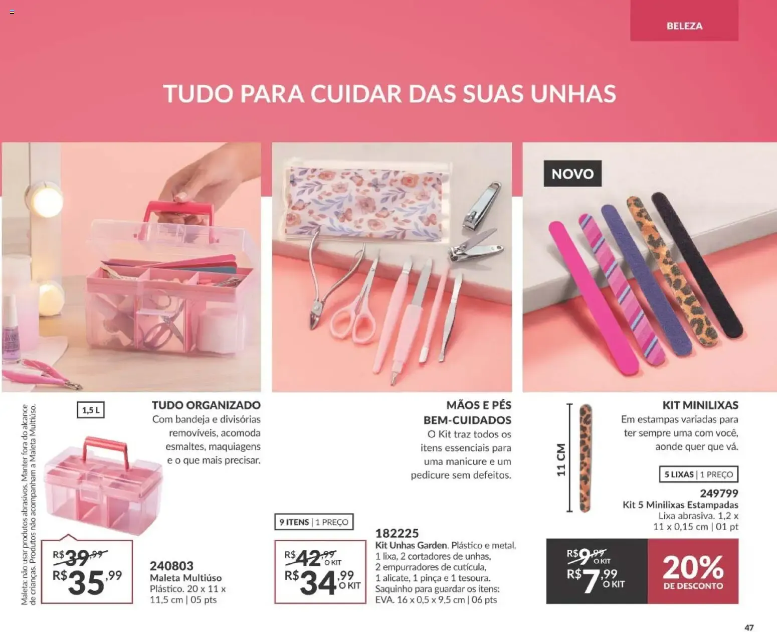 Encarte de Revista Avon - Campanha 14: Casa & Estilo de 01/09/2026 | Promoção Online 1 de setembro até 21 de setembro 2026 - Pagina 47