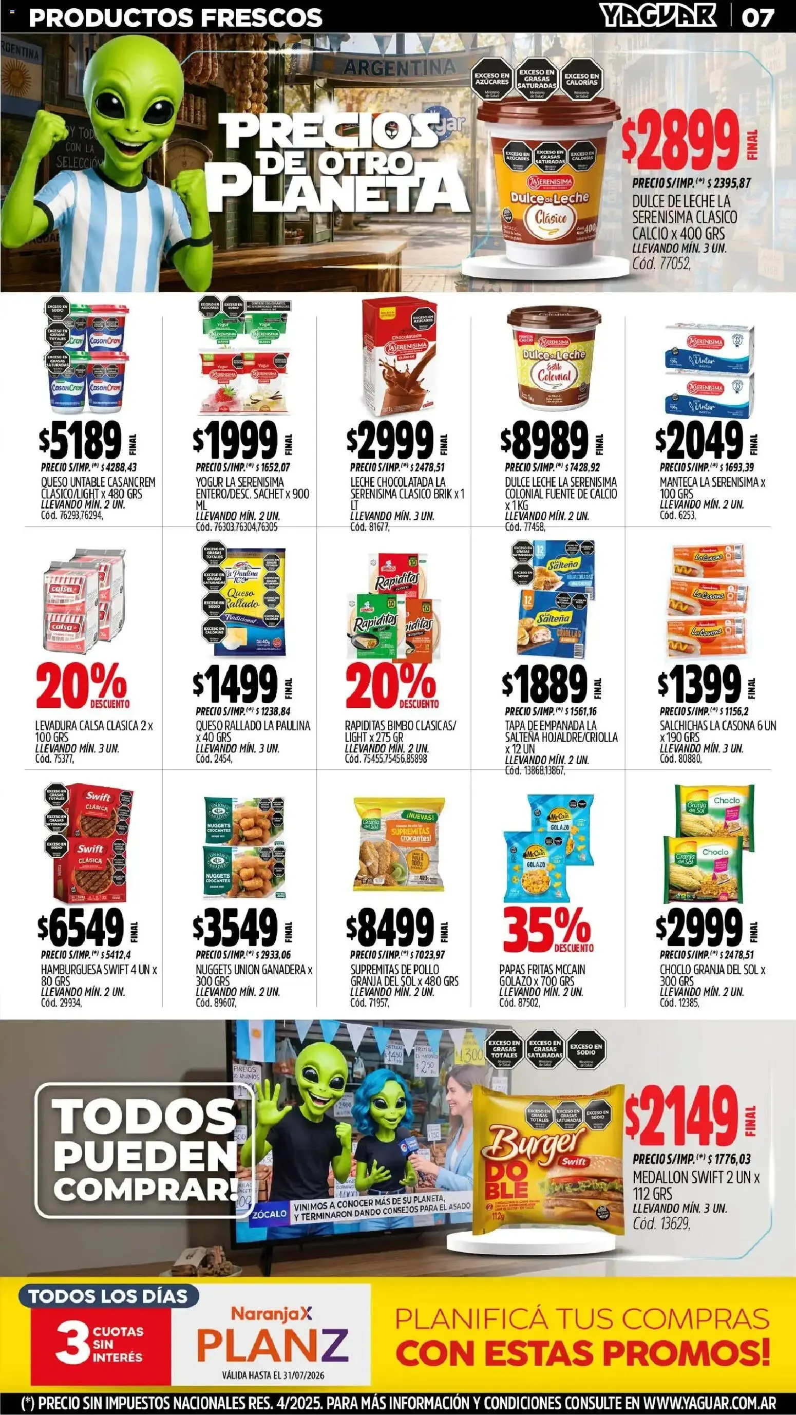 Ofertas de Yaguar - Oferta Semanal General Roca del 29/06/2026 - 04/07/2026 29 de junio al 4 de julio 2026 - Página 9 del catálogo