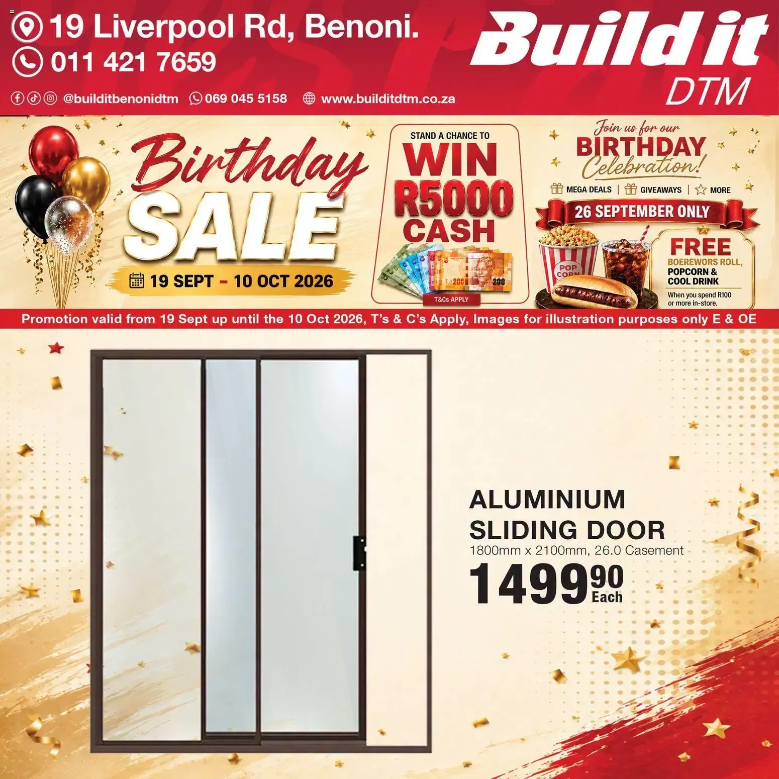 Build It Gauteng - Birthday sale celebration (19/09/2026 - 10/10/2026) Online from 19 September to 10 October 2026 - Catalogue Page 5