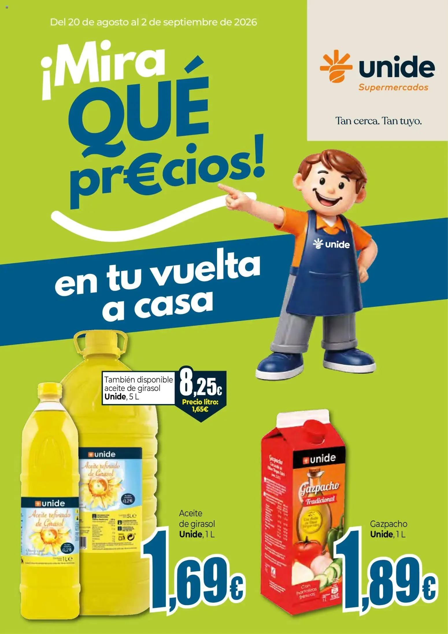 Catálogo de Unide ¡Mira qué precios! en tu vuelta a casa 20 de agosto al 2 de septiembre 2026 - Página 1