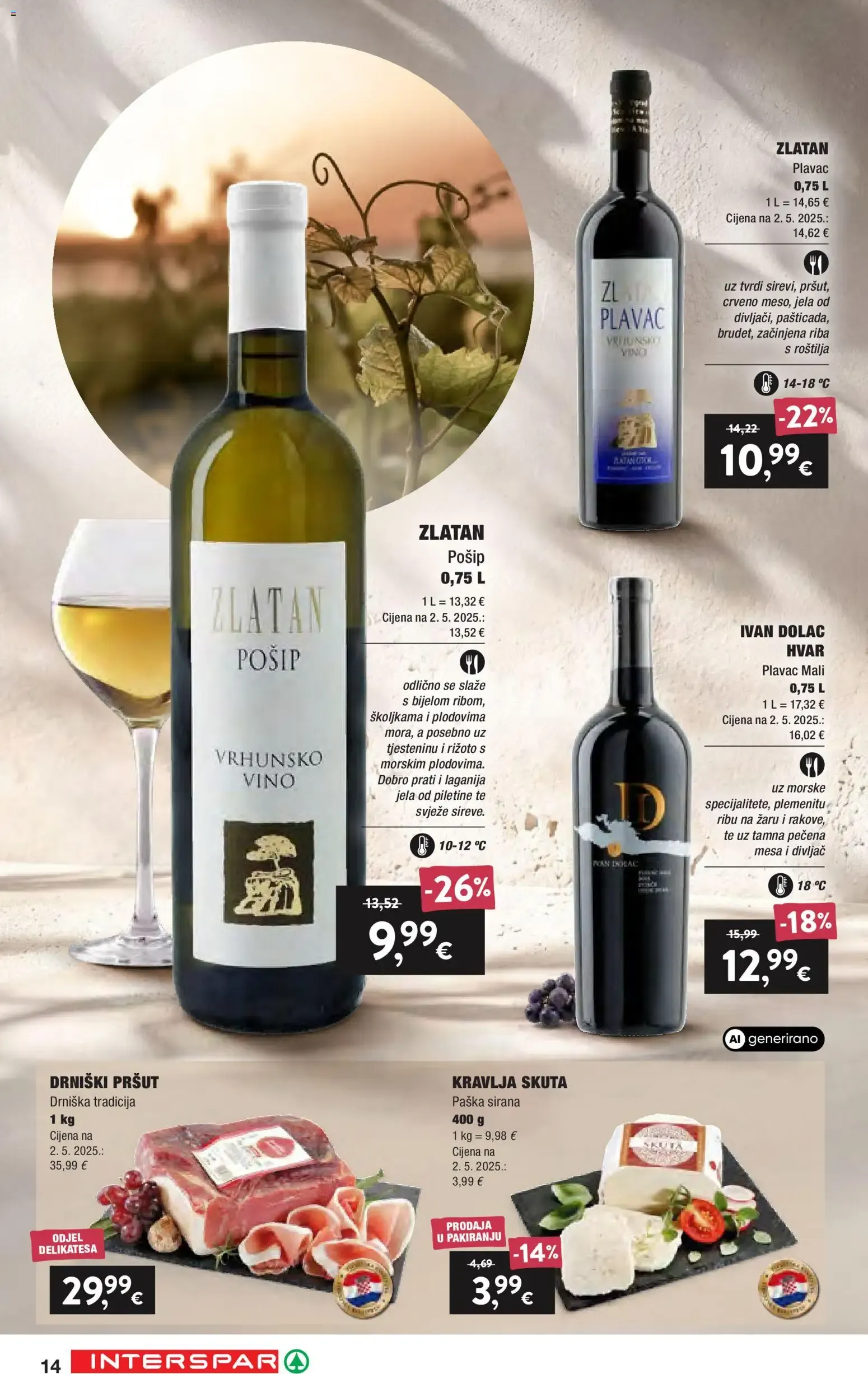 Katalog Vino I DELICIJE od 16. rujna do 6. listopada 2026. - Pregled Stranica 14