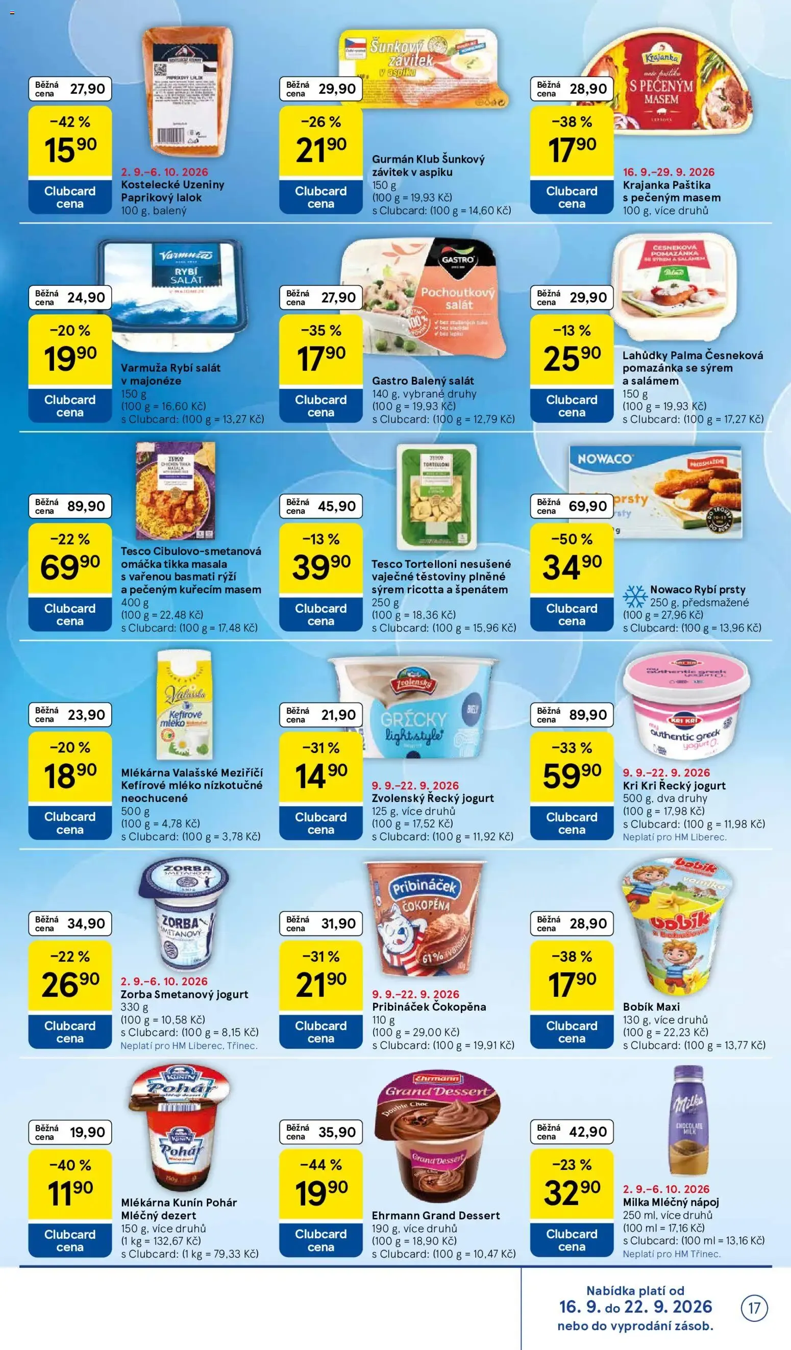 Tesco leták na tento + příští týden 16.09.2026 - 16. září 22. září 2026 - Page 17