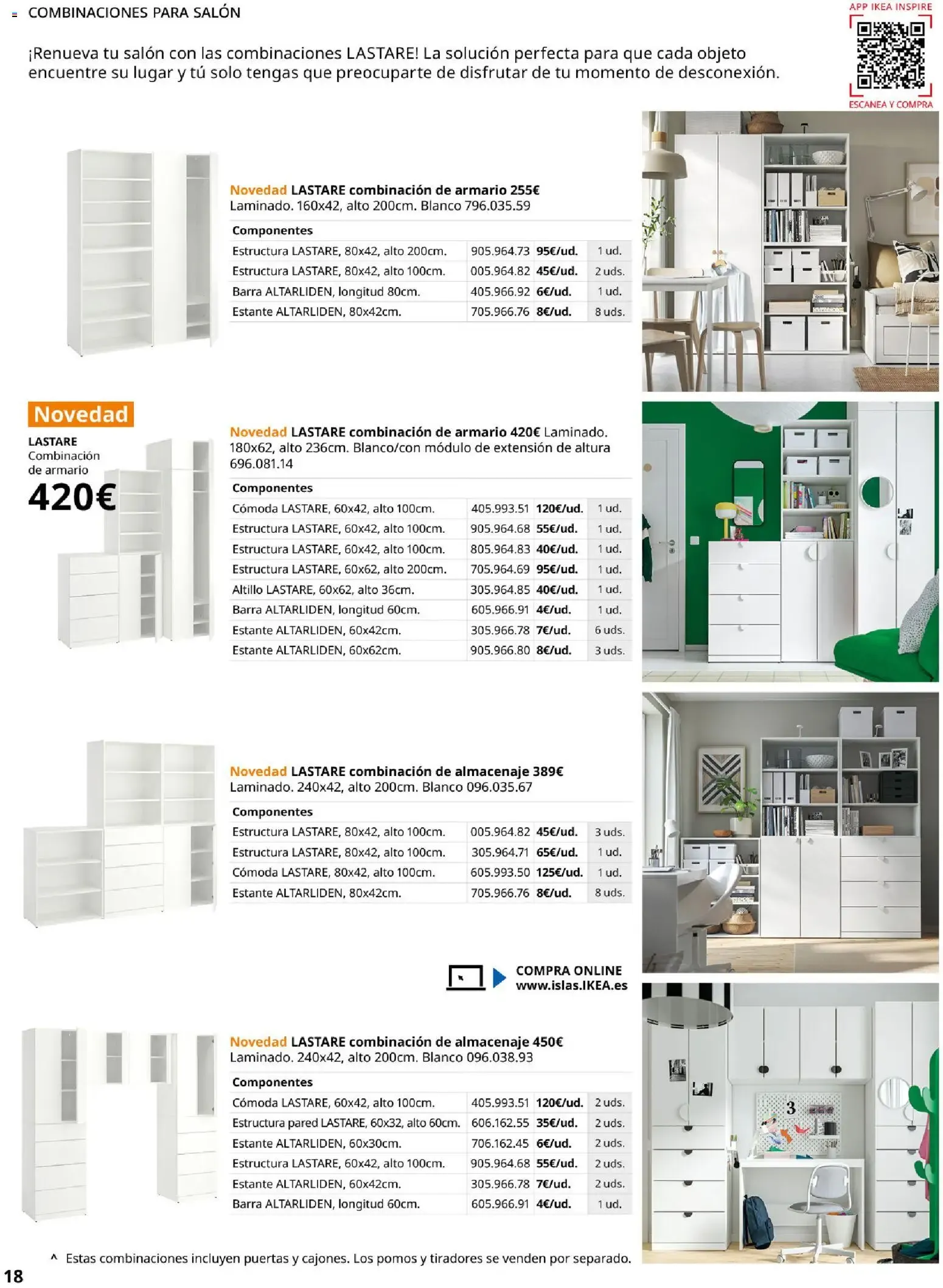 Catálogo de LASTARE Sistema modular de almacenaje 29 de junio al 31 de agosto 2026 - Página 18