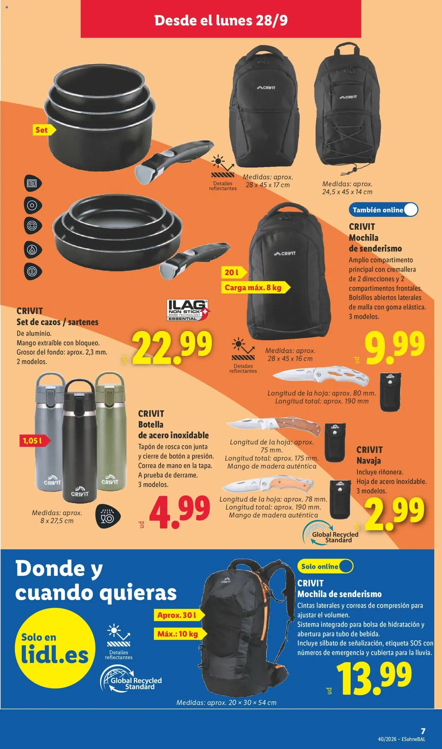 Catálogo de Lidl folleto de bazar del 28/09/2026 | Ofertas 28 de septiembre al 4 de octubre 2026 - Página 11