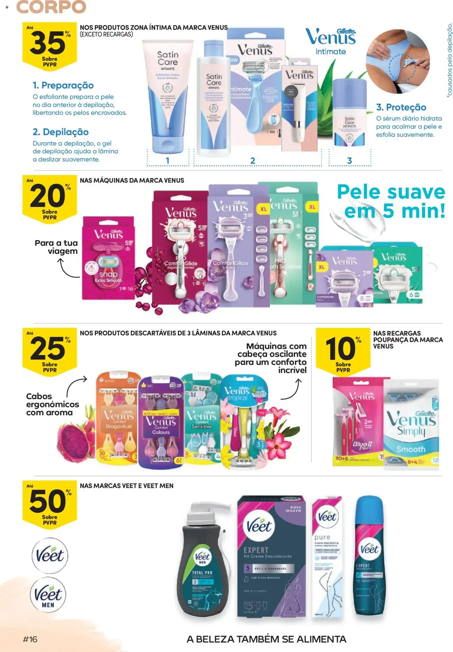 Folheto Continente Beleza Receita perfeita para um cuidado total » de 18/08/2026 - 30/08/2026 de 18 de agosto até 30 de agosto 2026 - Pagina 16
