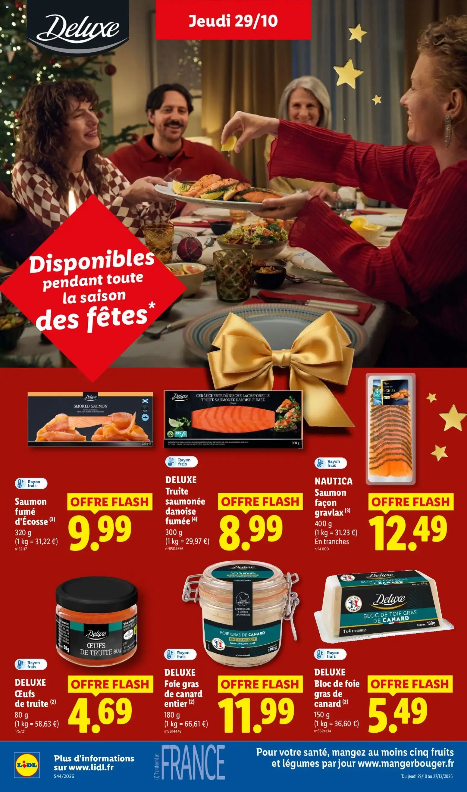 LIDL: Faites briller les fêtes à prix minis ! du 29 octobre au 4 novembre 2026 - Catalogue page 22