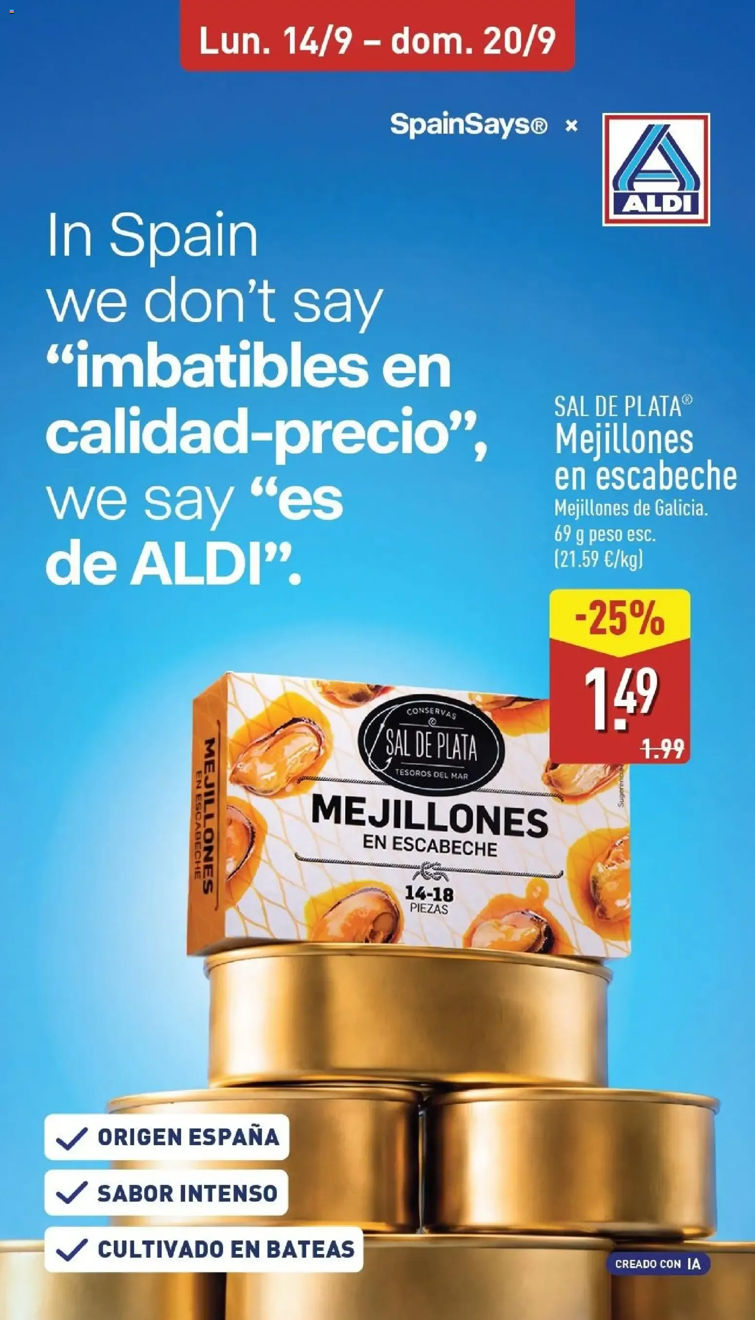 Catálogo de Aldi: Qué poco cuesta comprar bien 14 de septiembre al 20 de septiembre 2026 - Página 12