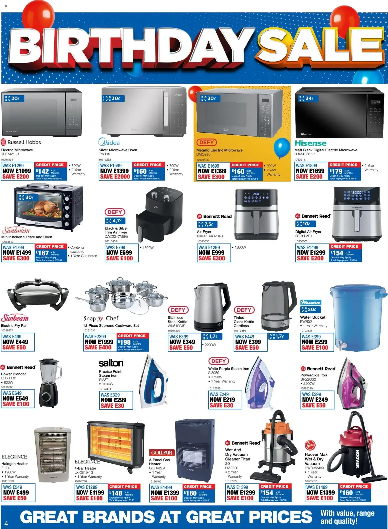 OK Furniture Birthday Sale from 15 June to 12 July 2026 - Catalogue Page 4