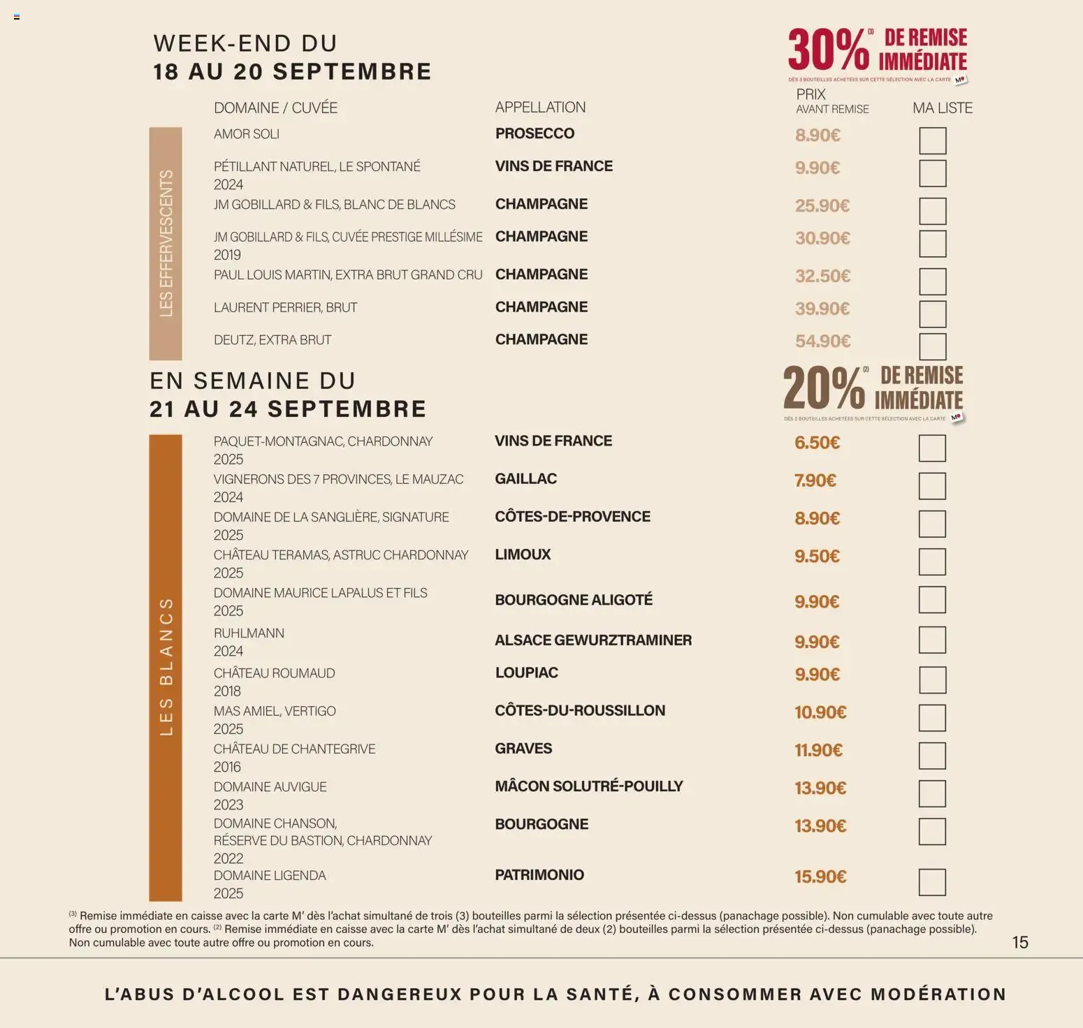 Monoprix - Calendrier des Offres du 11 septembre au 27 septembre 2026 - Catalogue page 15