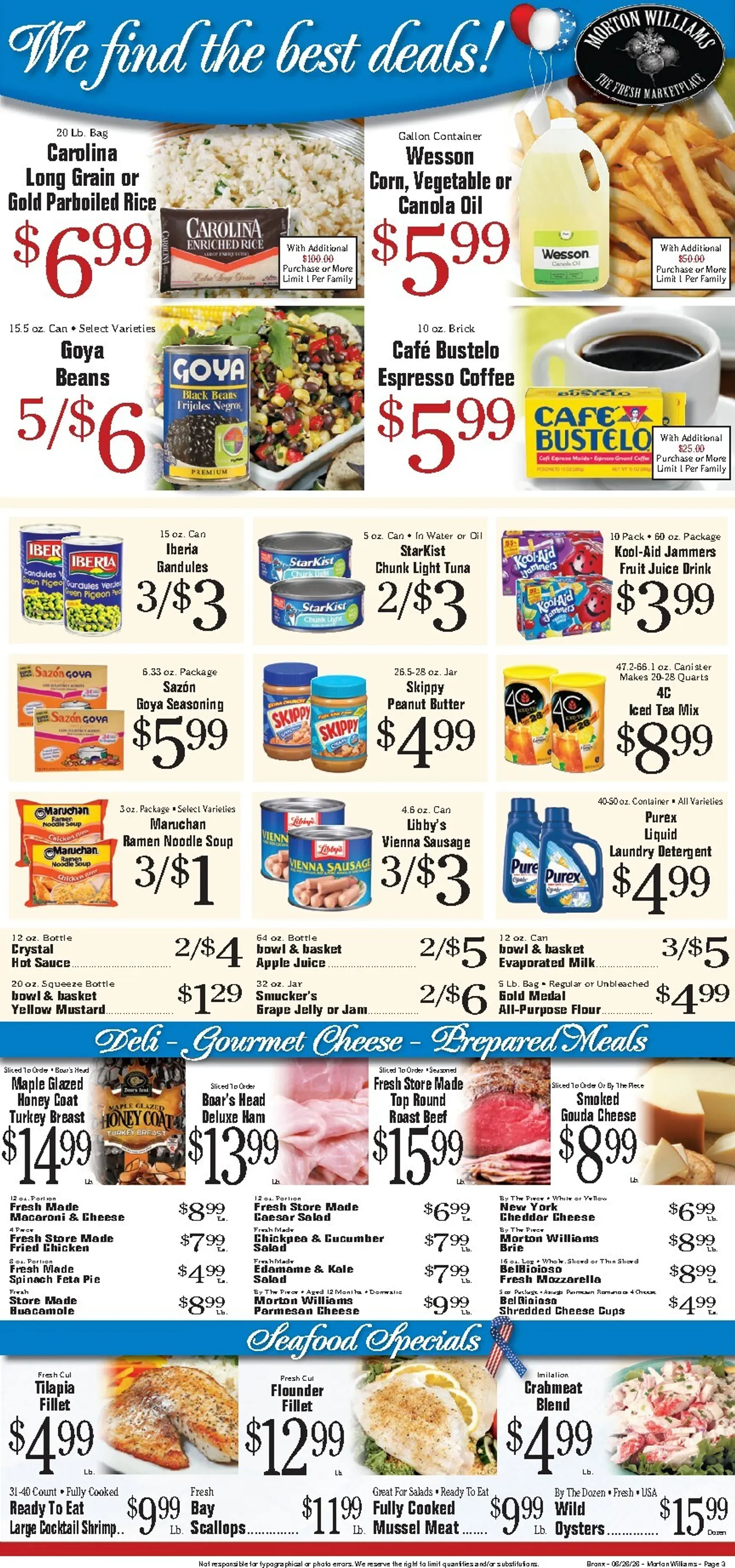 Weekly ad Current Morton Williams - Bronx leaflet valid from Friday 06/26/2026 to Thursday 07/02/2026 from June 26 to July 2 2026 - Page 3