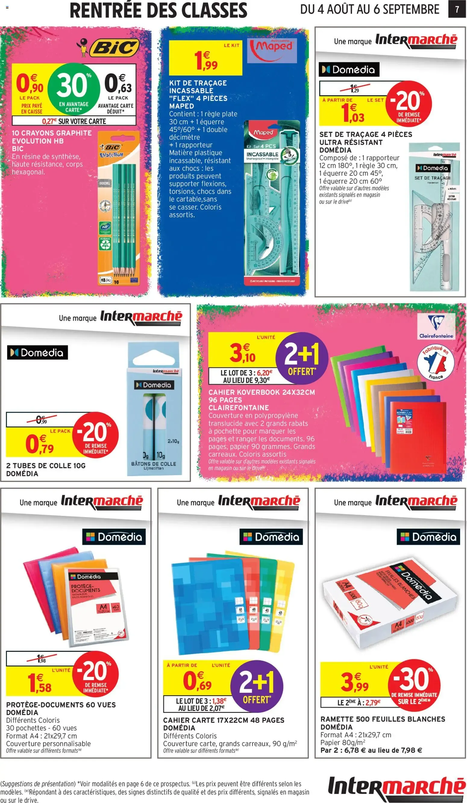 Intermarché vivement la fin des vacances à partir du 04/08/2026 - promo en ligne du 4 août au 6 septembre 2026 - Catalogue page 7