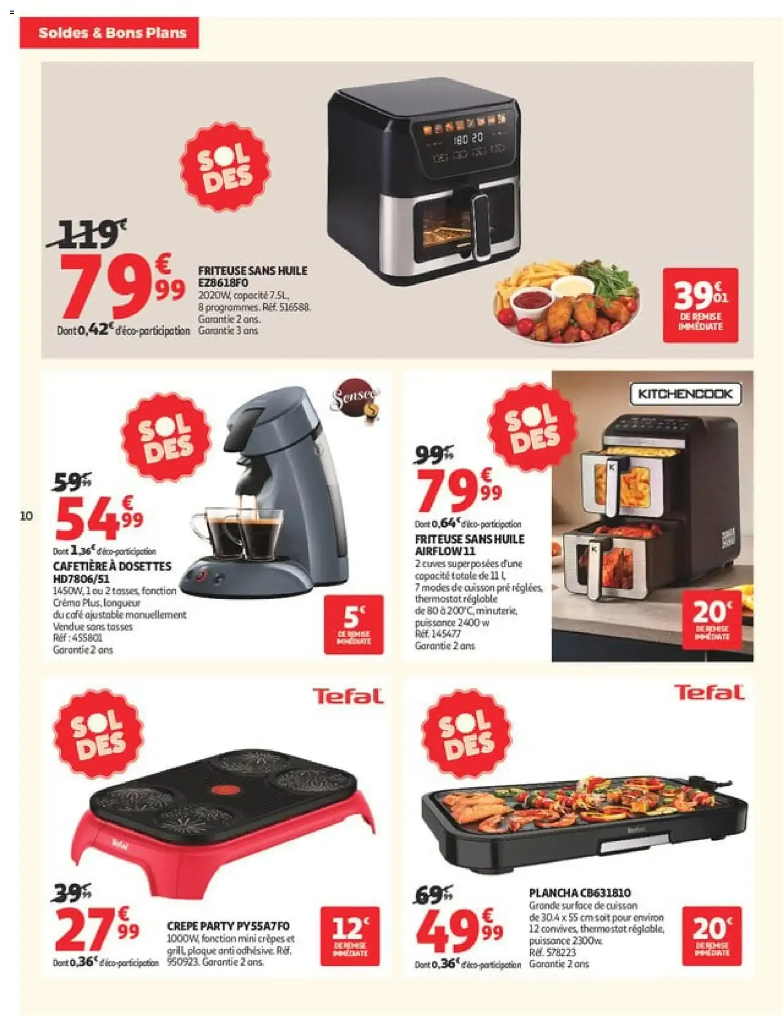 Auchan - Soldes & Bons Plans du 24 juin au 21 juillet 2026 - Catalogue page 10
