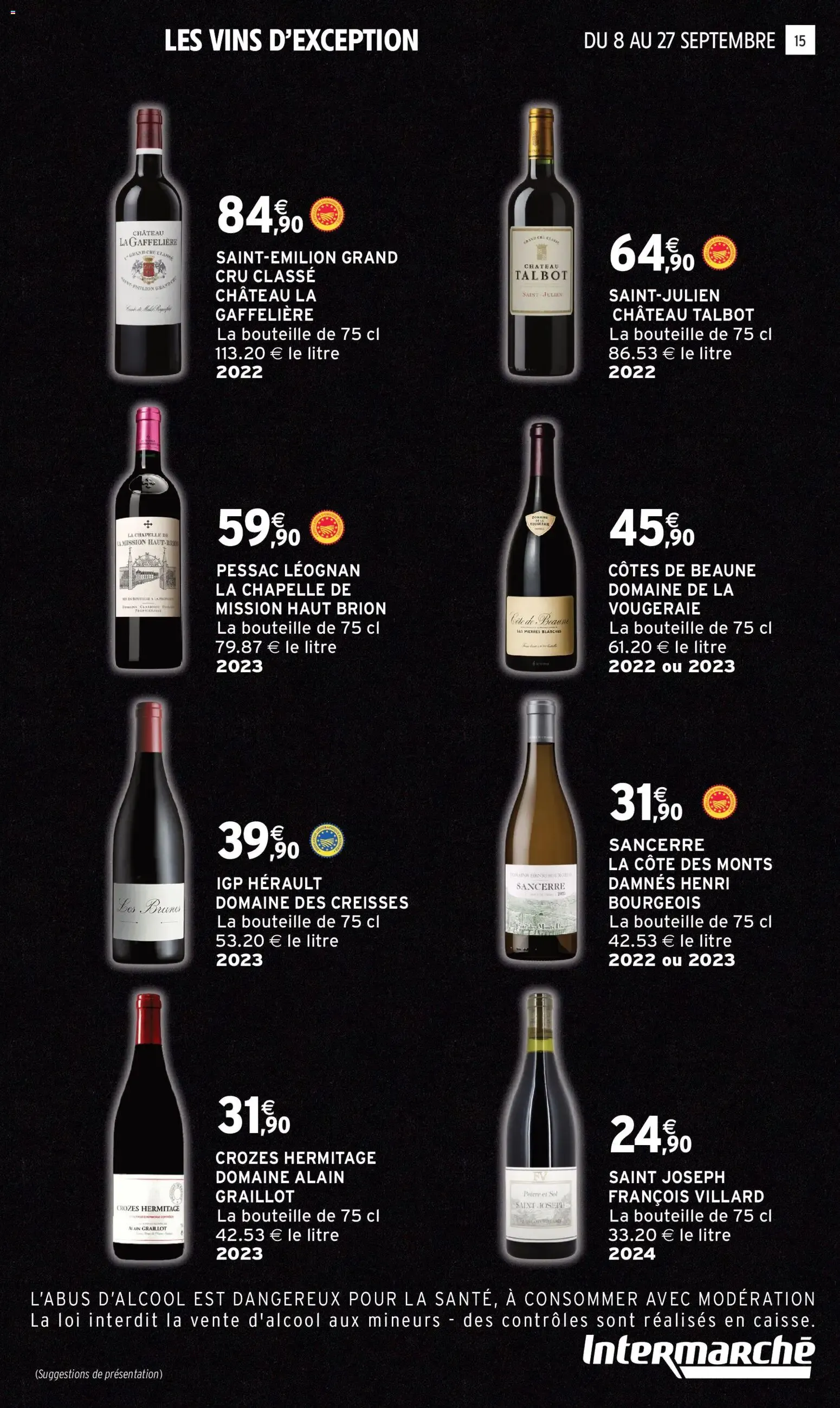 Intermarché - Foire aux vins à partir du 08/09/2026 - promo en ligne du 8 septembre au 27 septembre 2026 - Catalogue page 14
