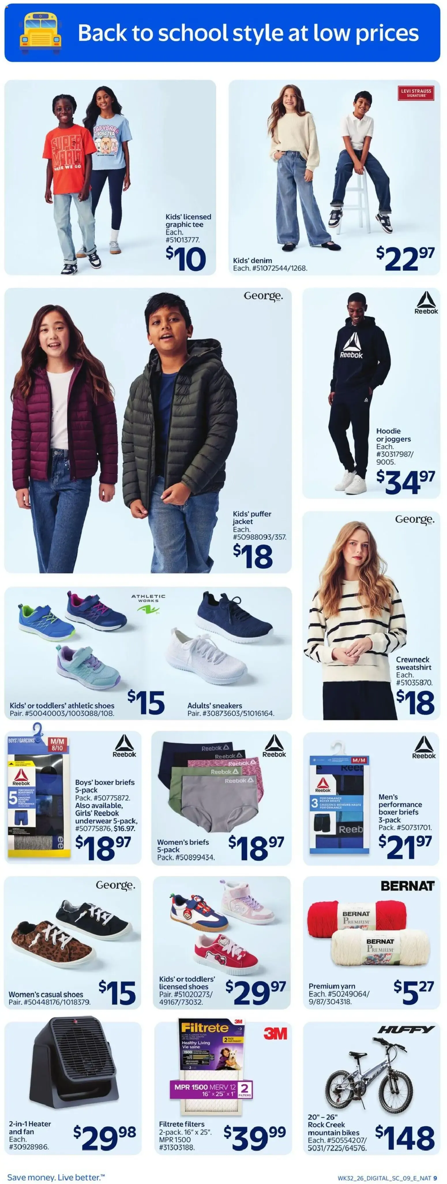 Walmart weekly flyer from Sep 3, 2026 > weekly specials & deals from September 3 to September 9 2026 - flyer page 14