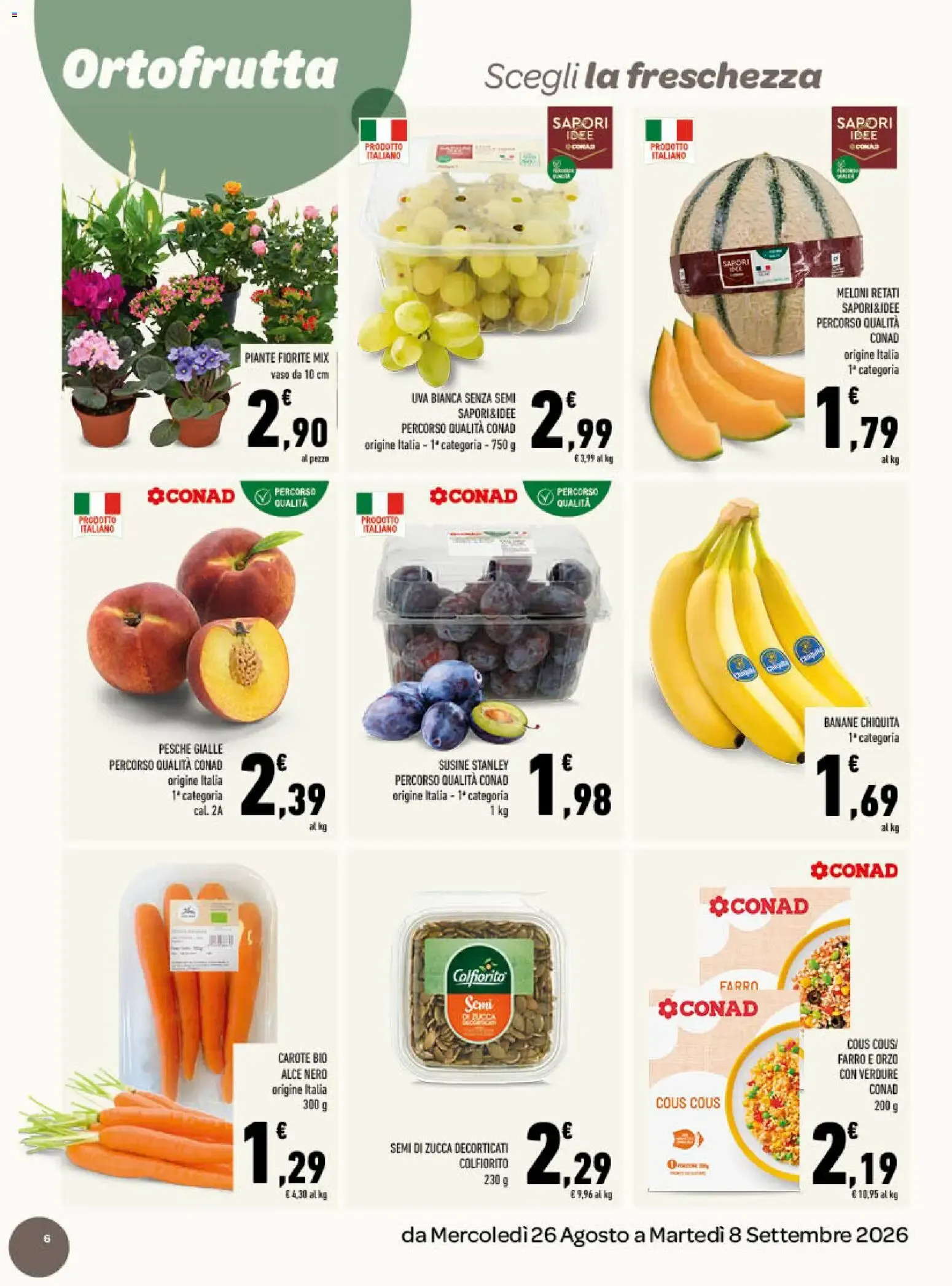 Tuday Conad: Incontro di Sapori da 26 agosto a 8 settembre di 2026 - Pagina del volantino 6