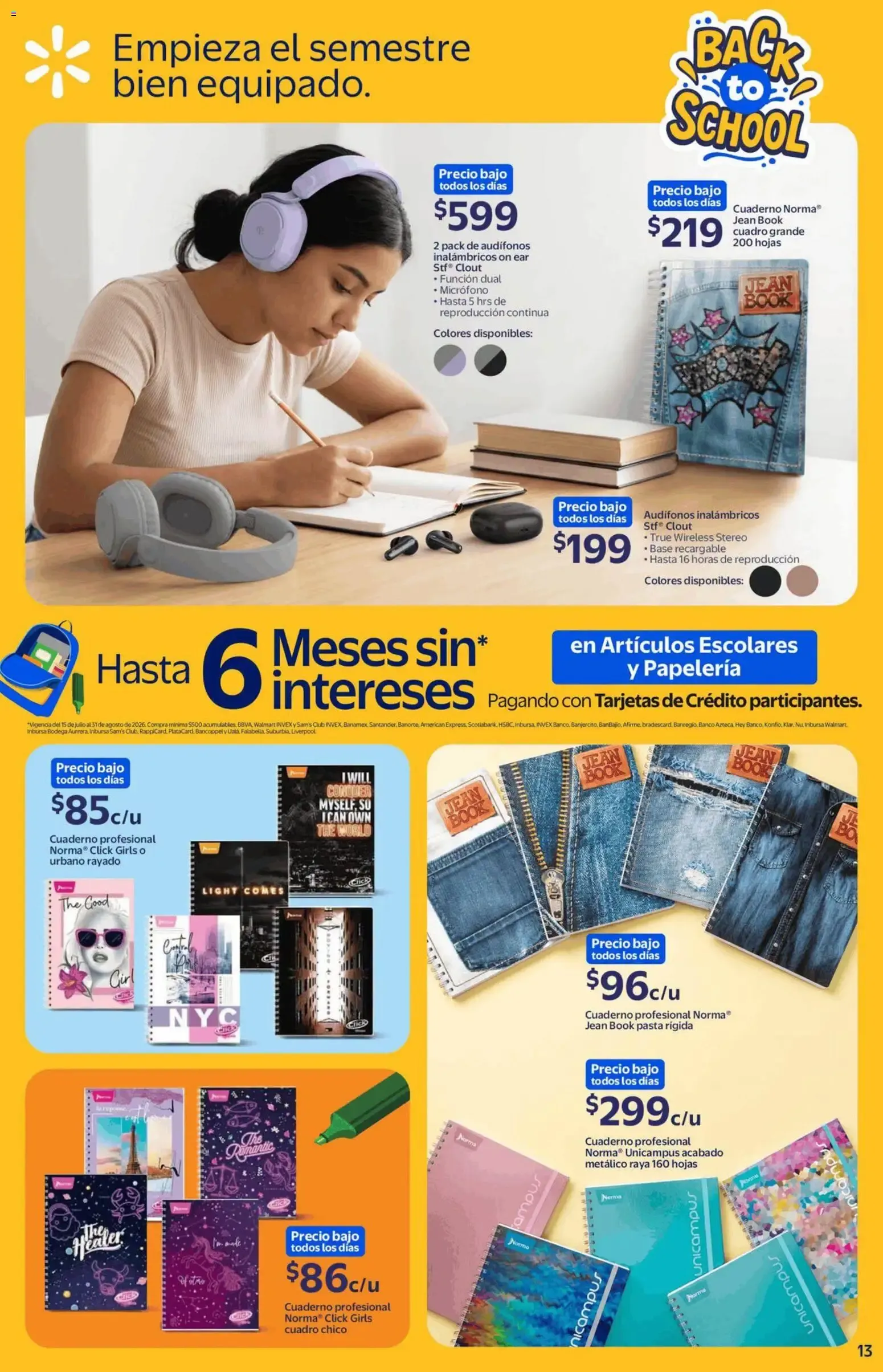 Catálogo de Walmart folleto Back to School (13/08/2026 - 16/09/2026) - catálogo en línea 13 de agosto al 16 de septiembre 2026 - Pagina 13