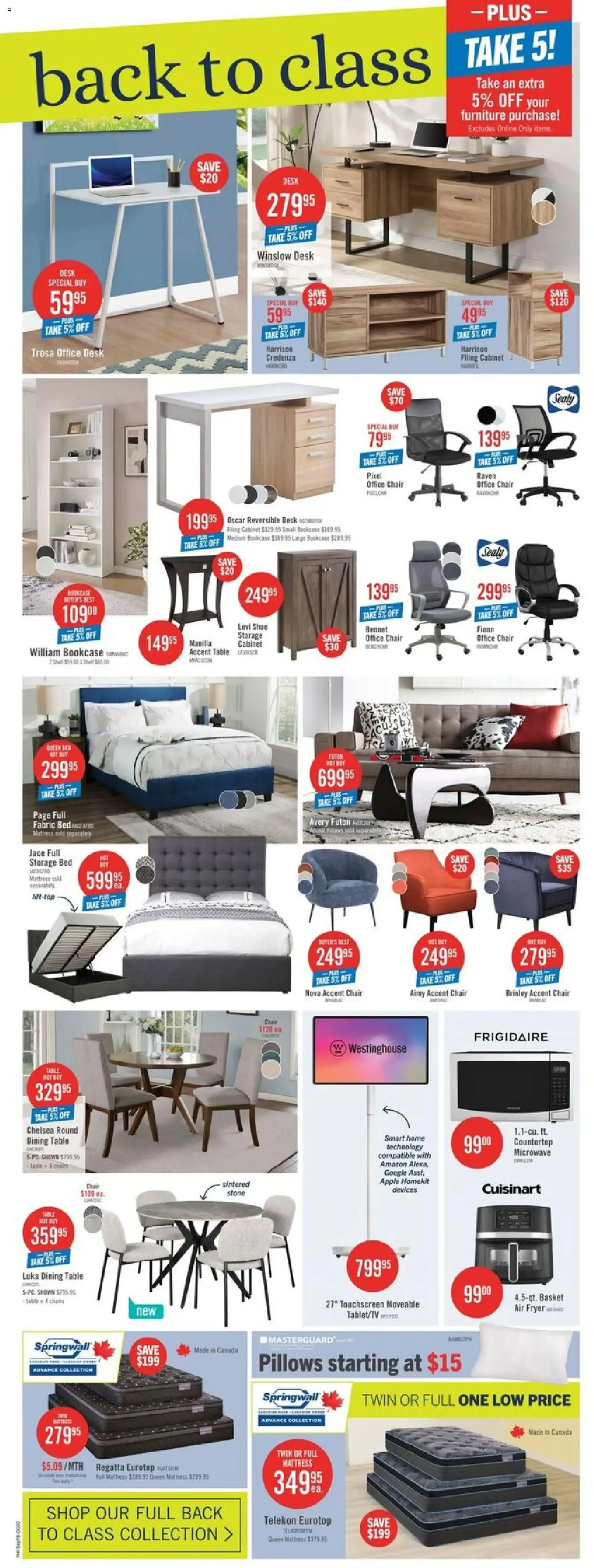 The Brick - Tent Sale Specials: Saving You More from September 18 to September 24 2026 - flyer page 12
