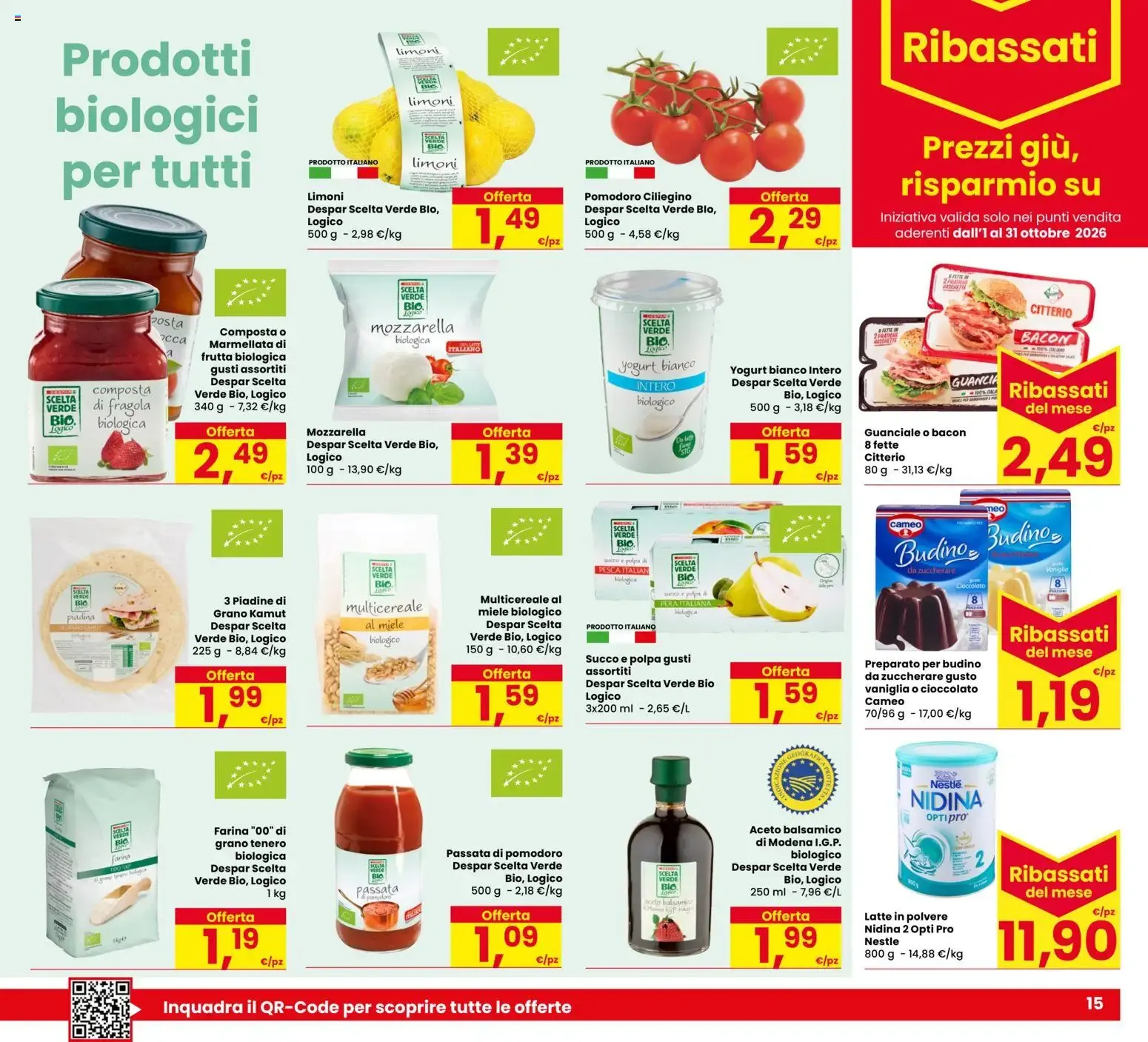 Il gusto del risparmio! da 15 ottobre a 28 ottobre di 2026 - Pagina del volantino 15