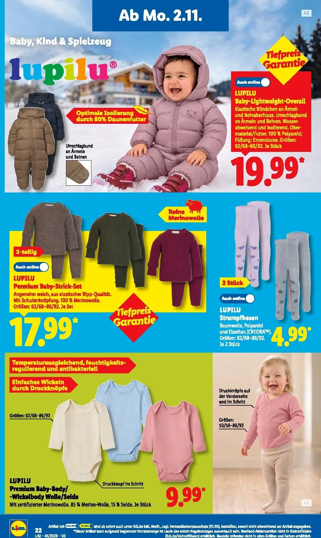 Lidl Sparen beim Preisführer von 2. November bis 7. November 2026 - Prospekt seite 39