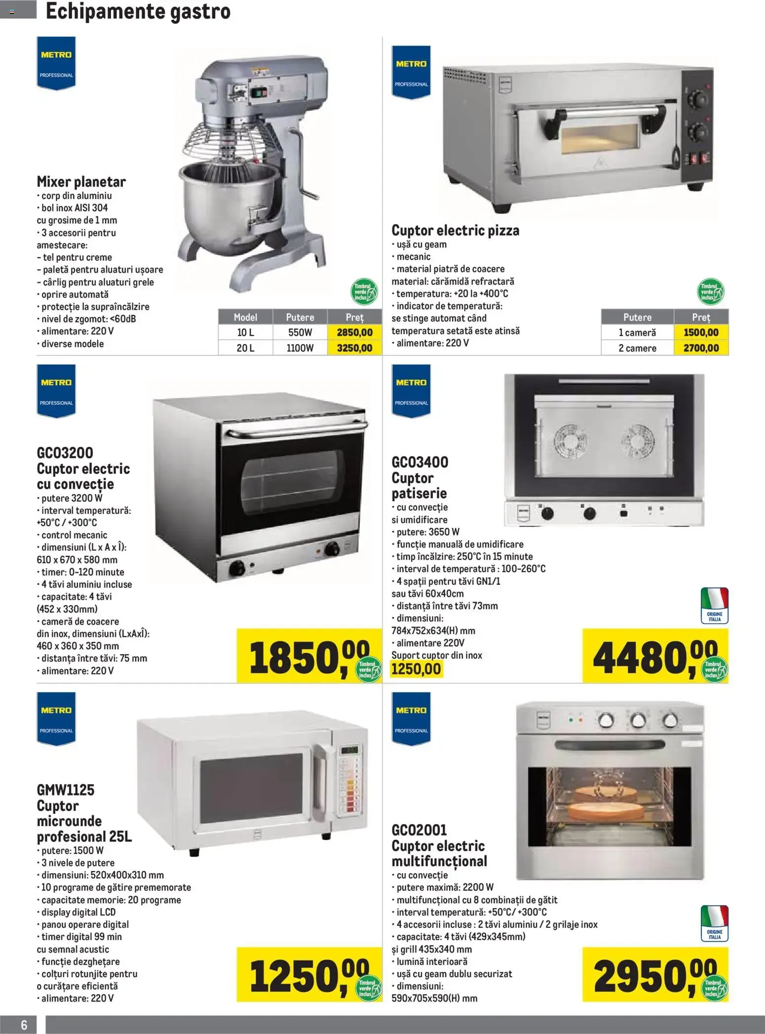 Catalog Metro Catalog Echipamente Pentru Horeca - Oferta 01.07.2026 - 30.09.2026 de la 1 iulie până la 30 septembrie 2026 - Revista Pagina 6