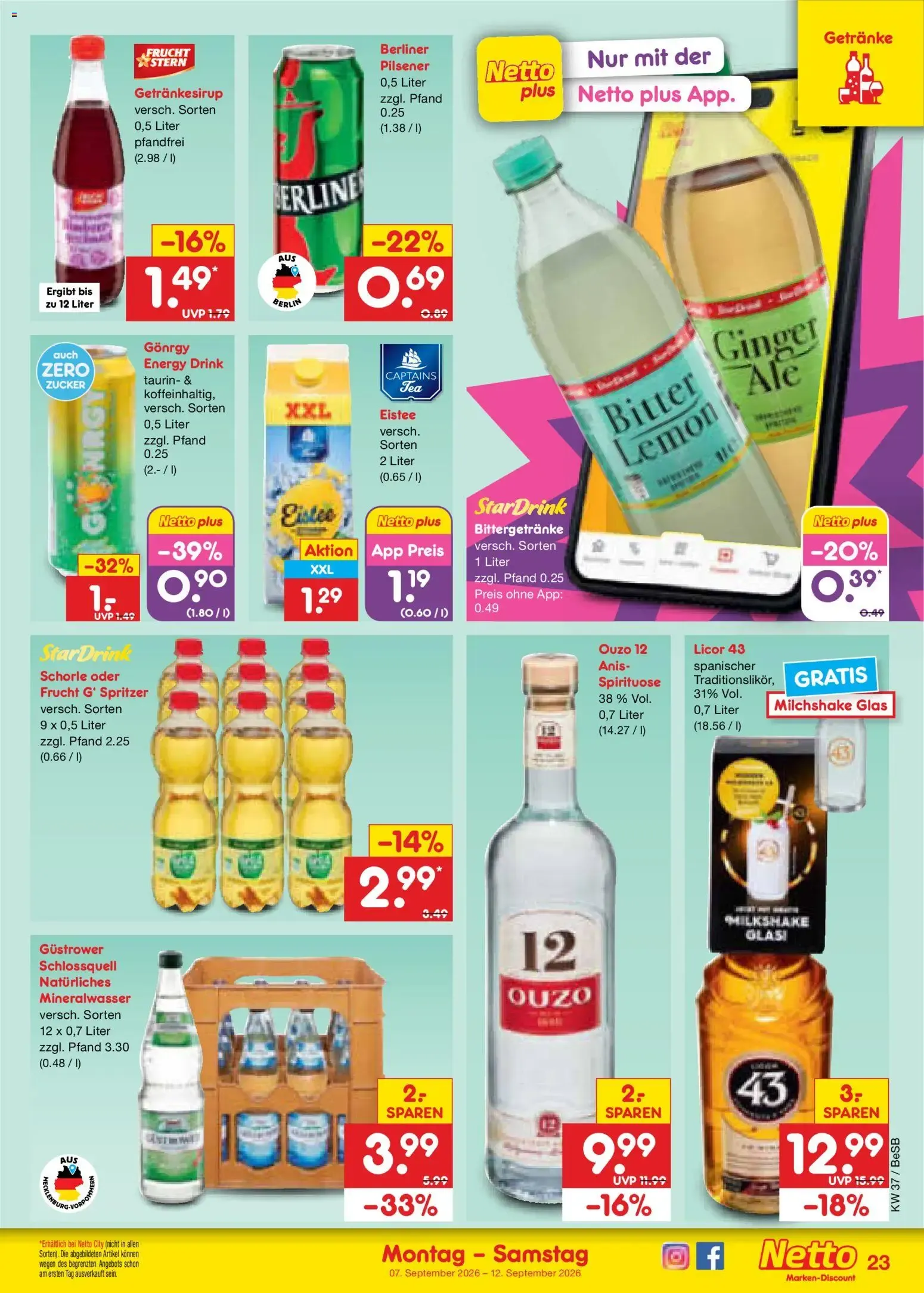 Netto Marken-Discount Prospekt (ab 07.09.2026) » Angebote von 7. September bis 12. September 2026 - Prospekt seite 33