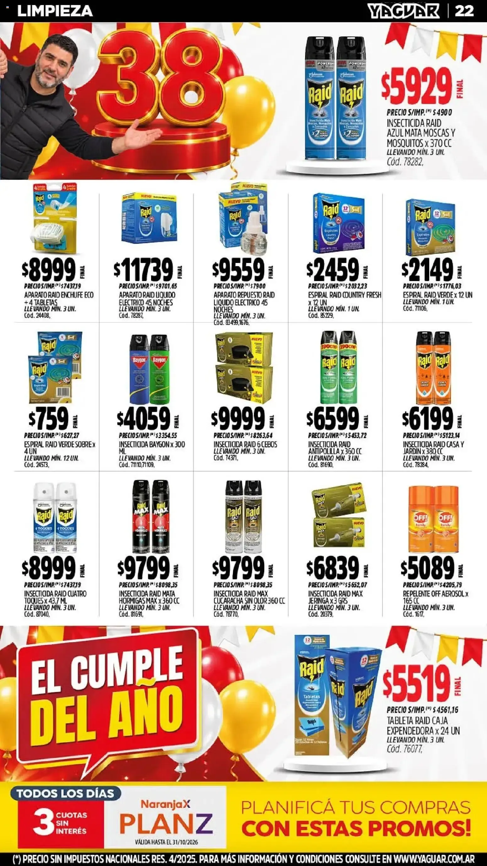 Ofertas de Yaguar - Oferta Semanal Jujuy del 05/10/2026 - 11/10/2026 5 de octubre al 11 de octubre 2026 - Página 20 del catálogo