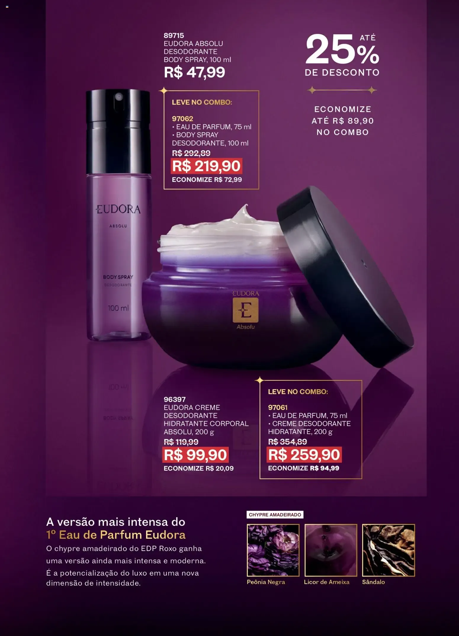 Encarte de Eudora - Edición Especial de Aniversario - 15 años - Absolu Eau de Parfum - Ciclo 12 5 de agosto até 27 de agosto 2026 - Pagina 3