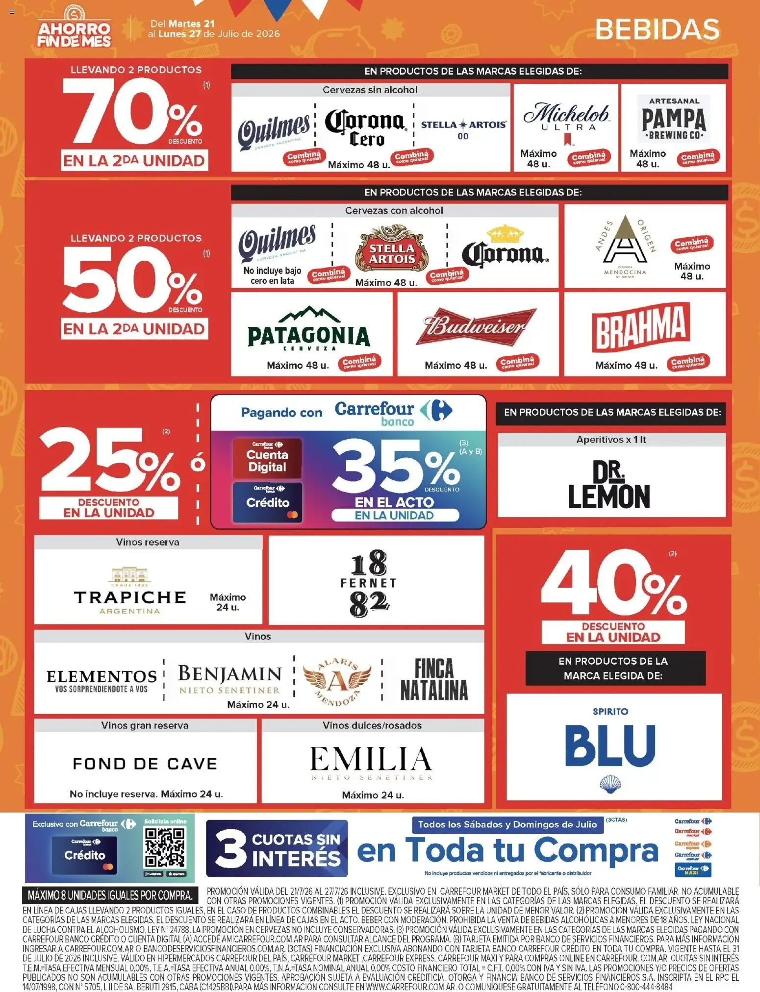 Ofertas de Carrefour ofertas || del 21/07/2026 - 27/07/2026 || Promociones 21 de julio al 27 de julio 2026 - Página 46 del catálogo