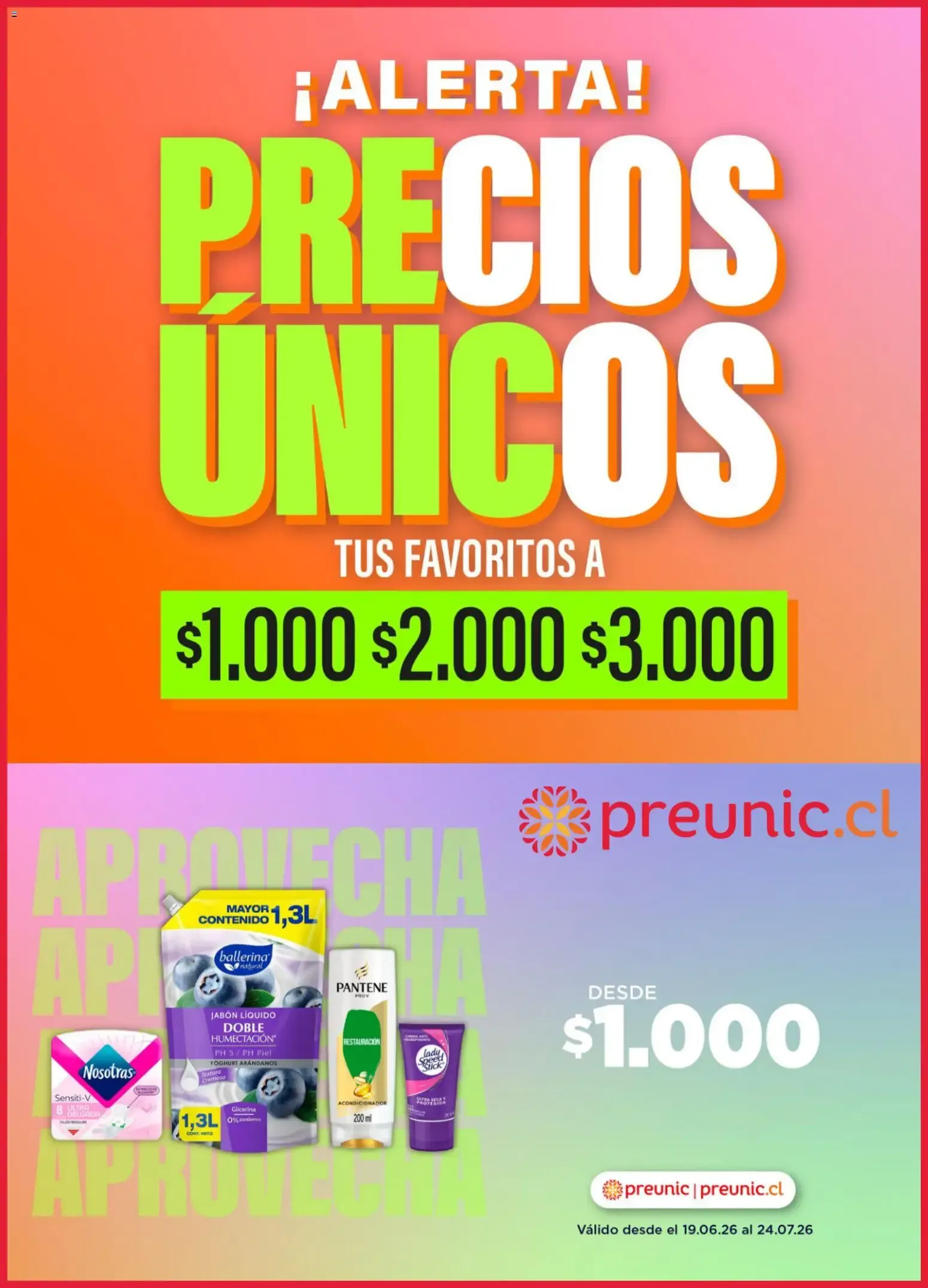 Catálogo de ¡ALERTA! Precios Únicos 19 de junio al 24 de julio 2026 - Página 1