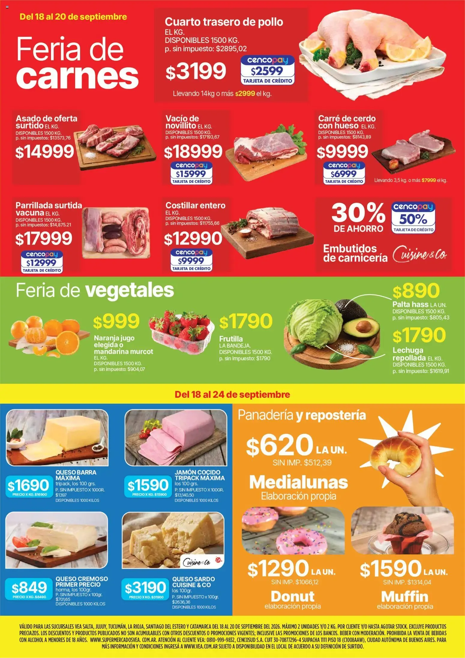 Ofertas de Vea - Fin de semana de ahorro del 18/09/2026 - 21/09/2026 18 de septiembre al 21 de septiembre 2026 - Página 3 del catálogo