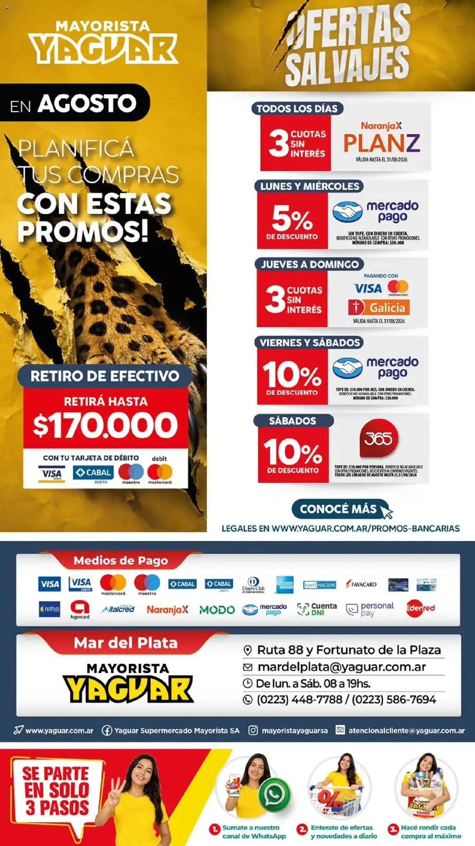 Ofertas de Yaguar: Ofertas Salvajes - Mar del Plata 3 de agosto al 8 de agosto 2026 - Página 20 del catálogo