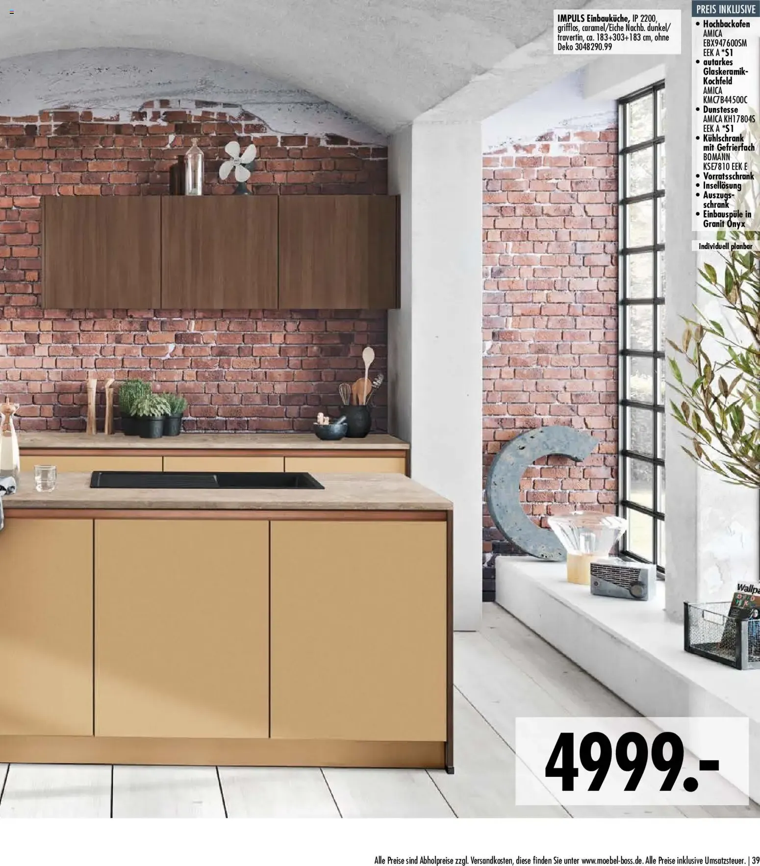 SB Möbel Boss Küchenkatalog 2026 (ab 09.04.2026) zum Blättern von 9. April bis 30. November 2026 - Prospekt seite 33