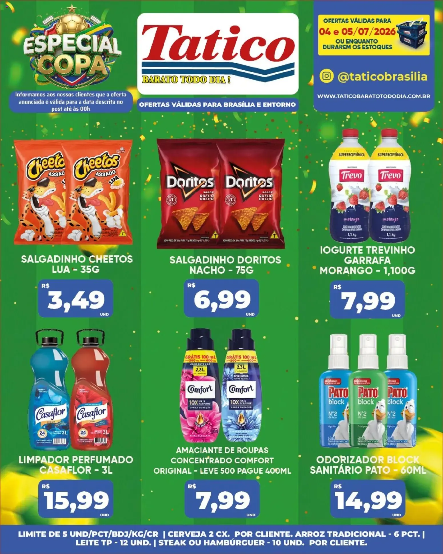 Encarte de Tatico ofertas Fim de Semana de 04/07/2026 | Promoções Online 4 de julho até 5 de julho 2026 - Pagina 26