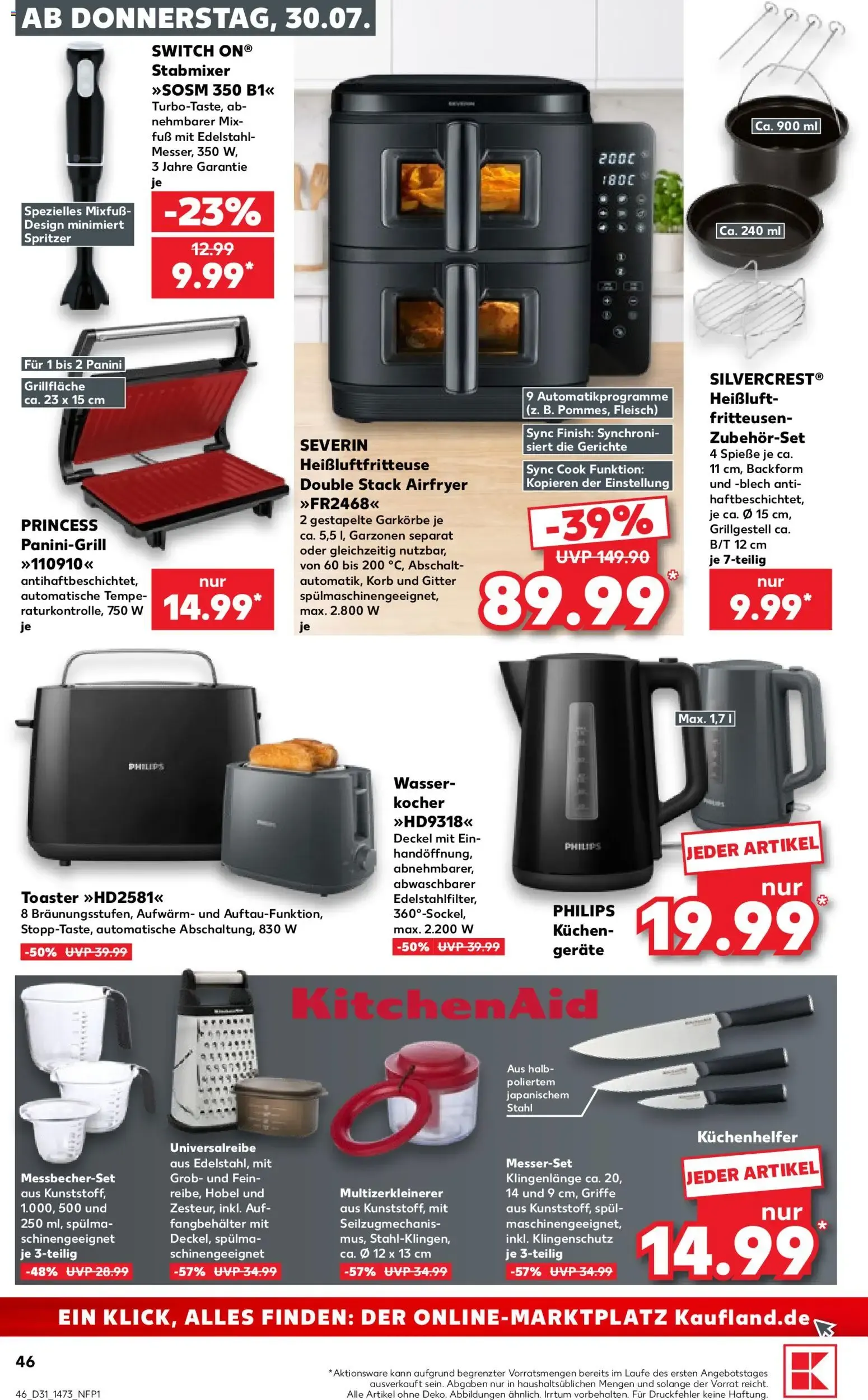 Prospekt Kaufland ab 30.07.2026 » Angebote Online zum Blättern von 30. Juli bis 5. August 2026 - Prospekt seite 46