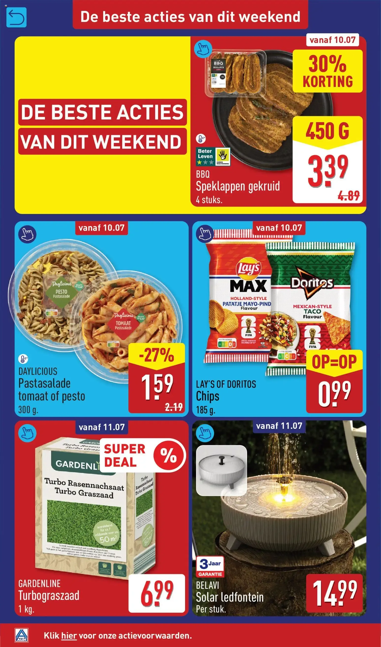 Zomerse Weekendacties van 10 juli tot 12 juli 2026 - Folder pagina 2