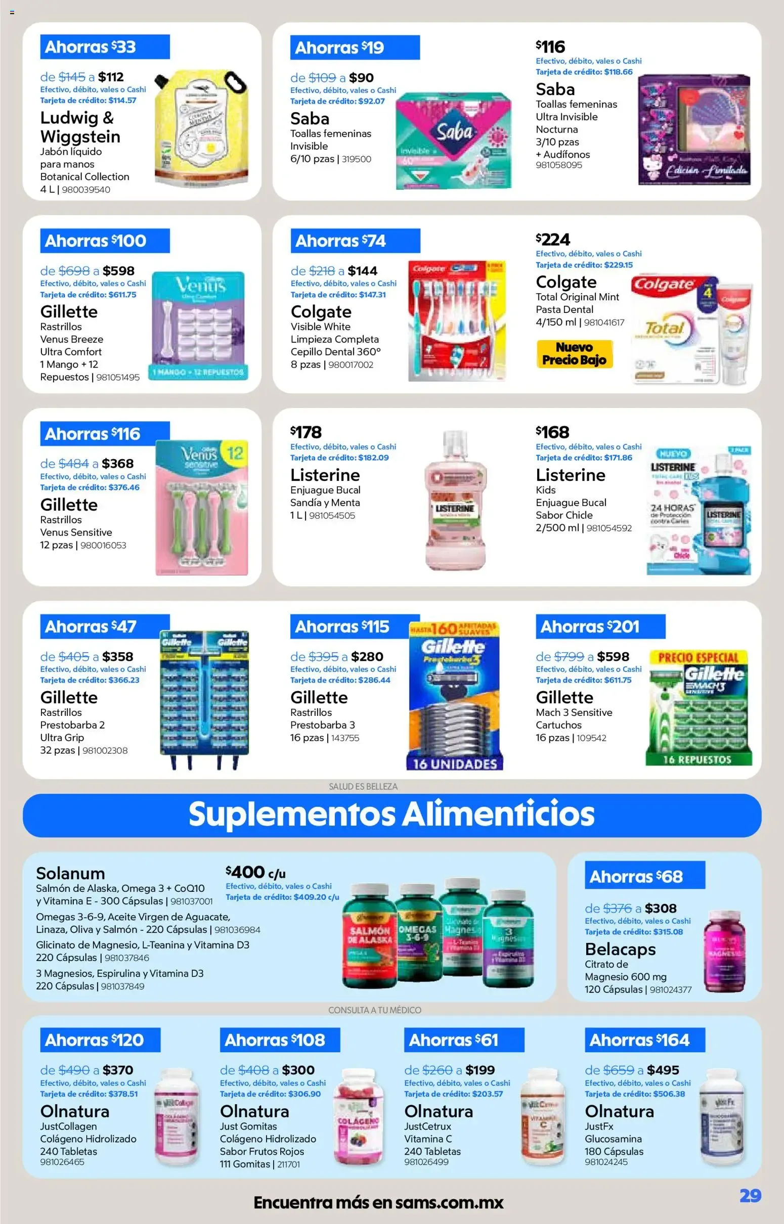 Catálogo de CUPONERA SAMS | Folleto de 01/10, Ofertas Octubre 2026 1 de octubre al 2 de noviembre 2026 - Pagina 29