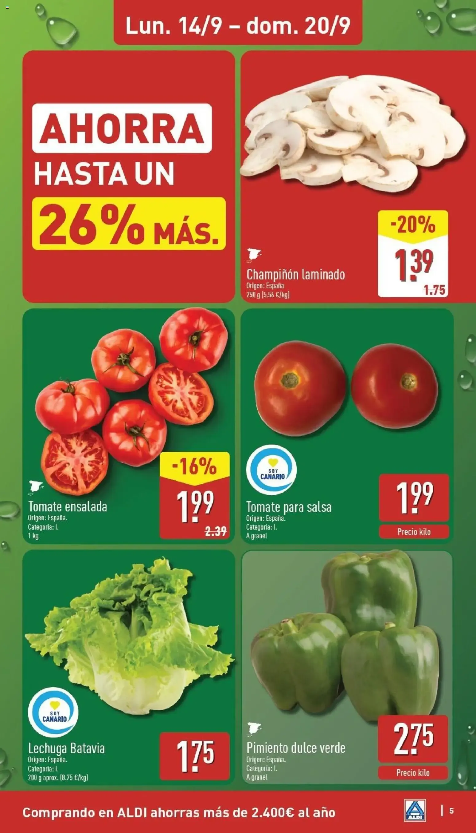Catálogo de Aldi folleto del 14/09/2026 al 20/09/2026 14 de septiembre al 20 de septiembre 2026 - Página 5