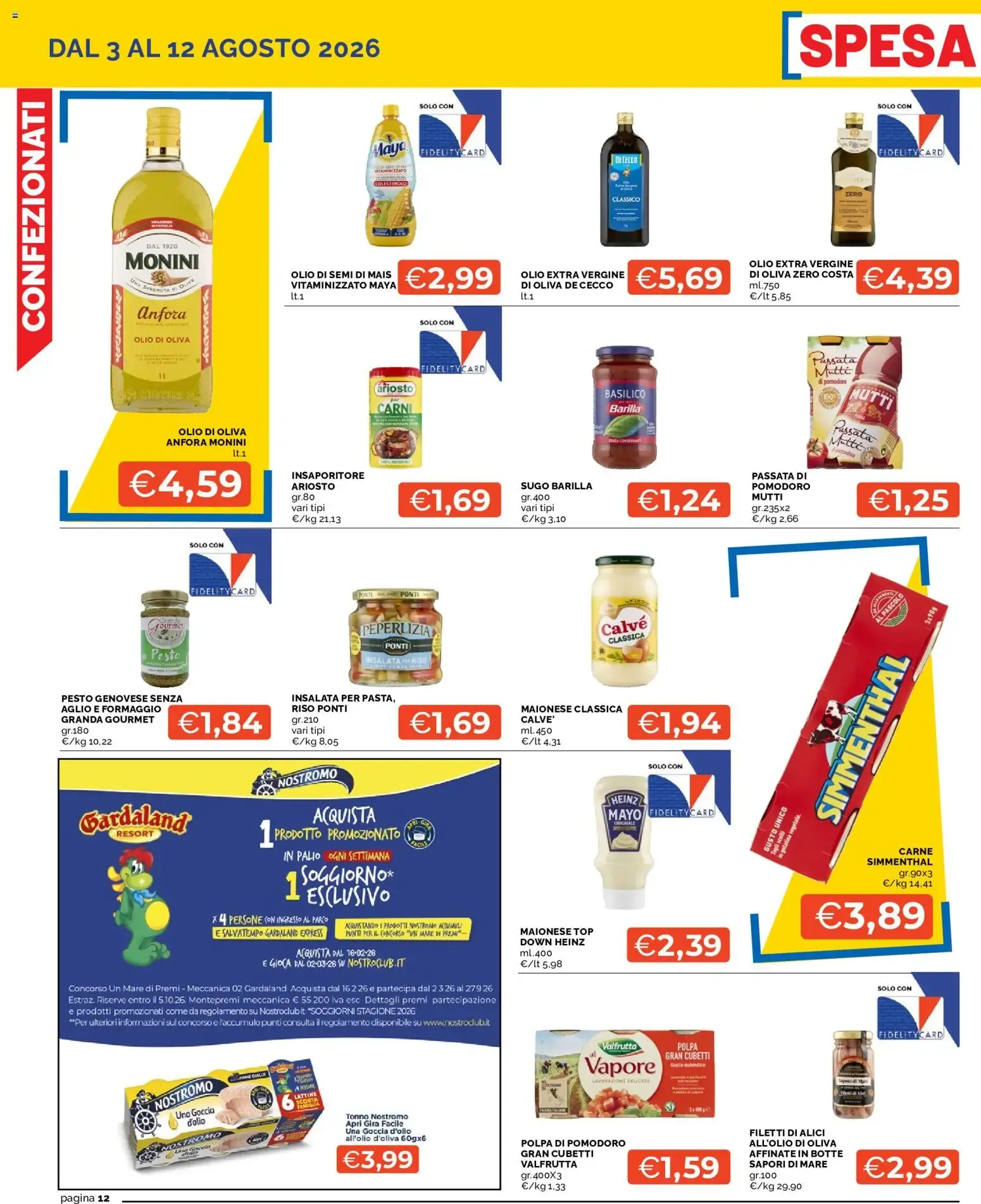 Mercatò volantino dal 03/08/2026 - online Offerte da 3 agosto a 12 agosto di 2026 - Pagina del volantino 12