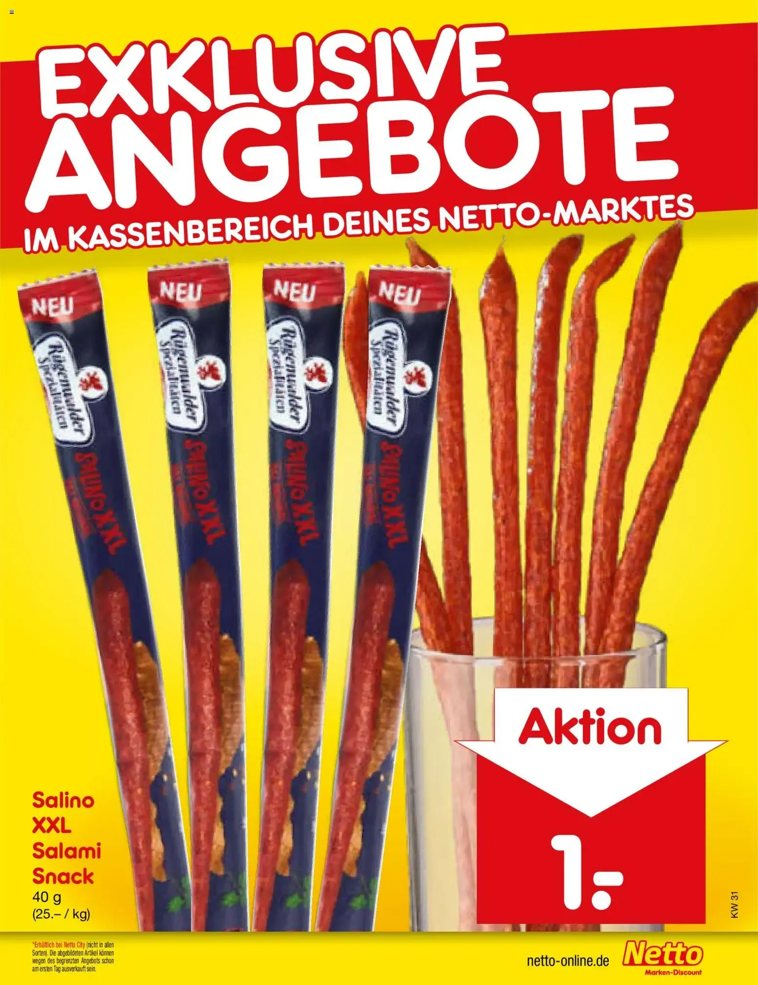 Netto Marken-Discount Prospekt (ab 27.07.2026) » Angebote von 27. Juli bis 1. August 2026 - Prospekt seite 31