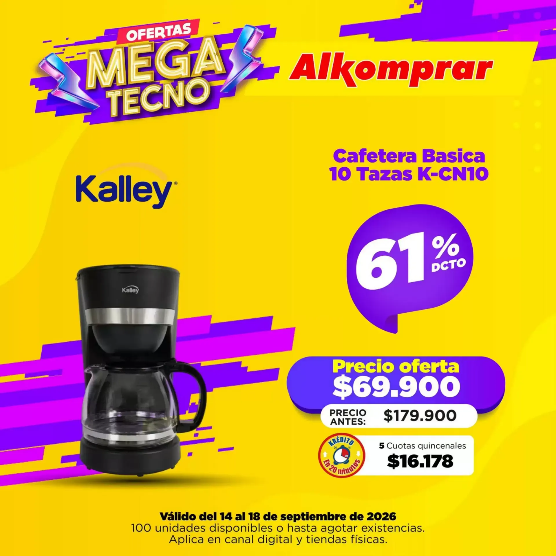 Catalogo de Ofertas Mega Tecno Alkomprar 14 de septiembre al 18 de septiembre 2026 - Pag 6