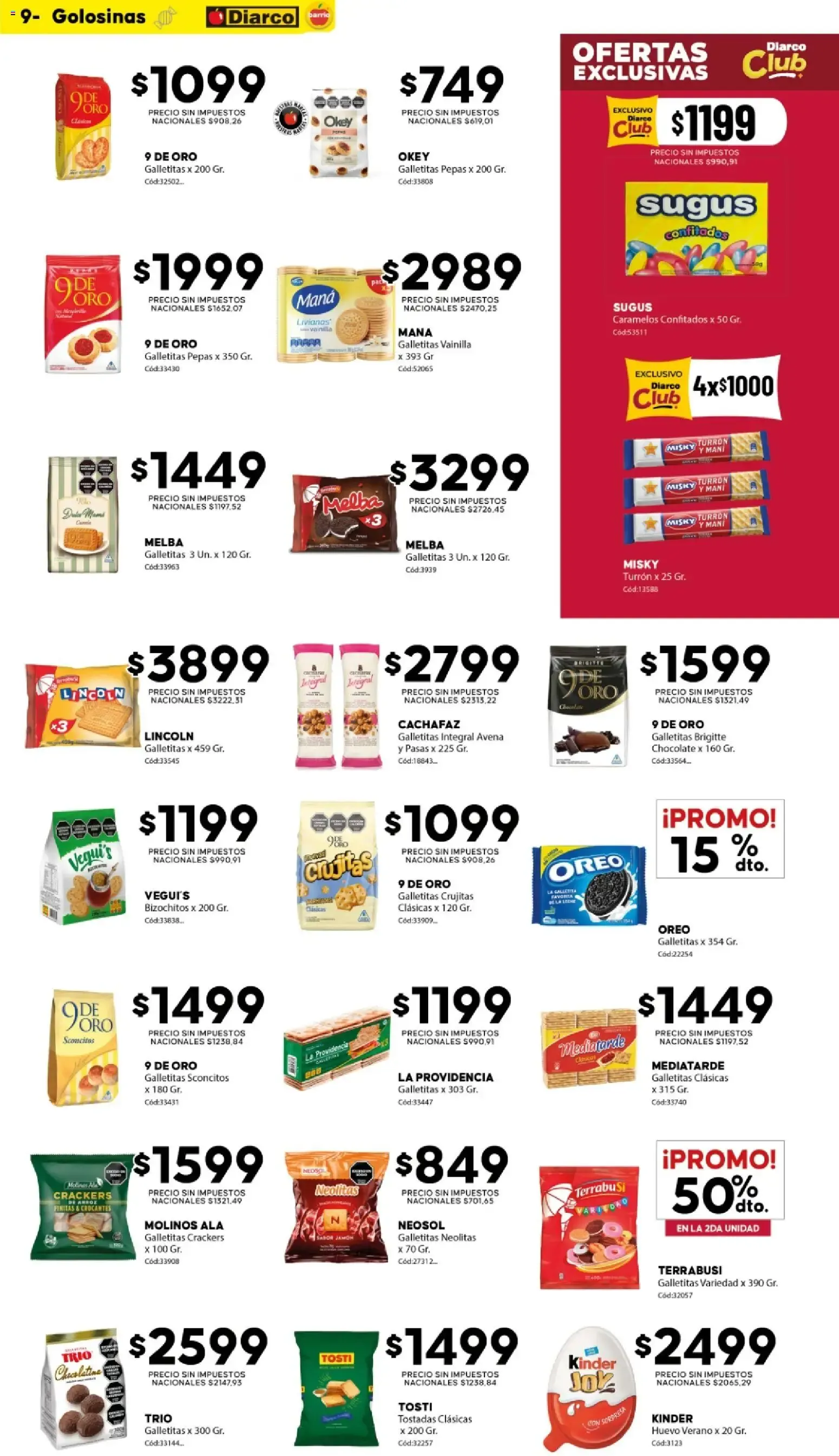 Ofertas de Diarco Ofertas del 19/10/2026 - 23/10/2026 19 de octubre al 23 de octubre 2026 - Página 9 del catálogo