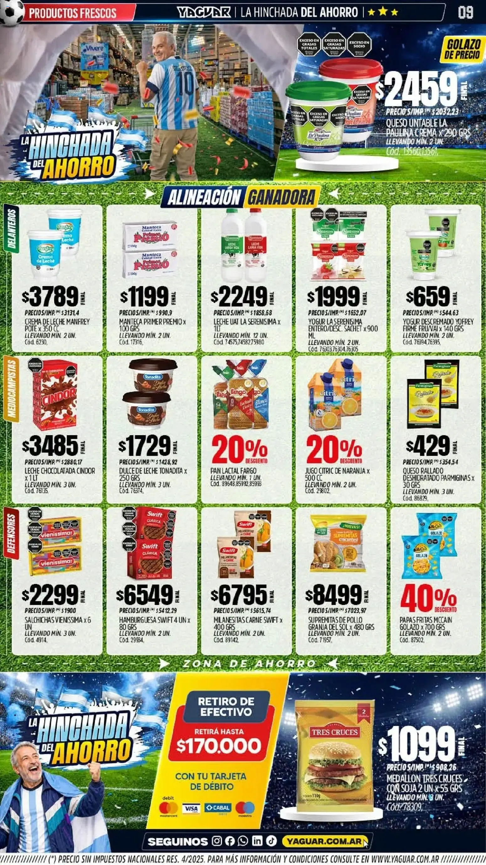 Ofertas de Mayorista Yaguar - La Hinchada del Ahorro 15 de junio al 21 de junio 2026 - Página 8 del catálogo