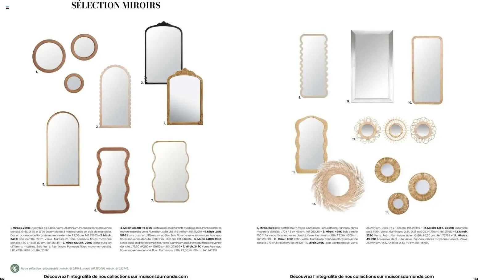Maisons du Monde - Itinéraire Estival Collection Printemps - Été 2026 du 16 février au 1 septembre 2026 - Catalogue page 67