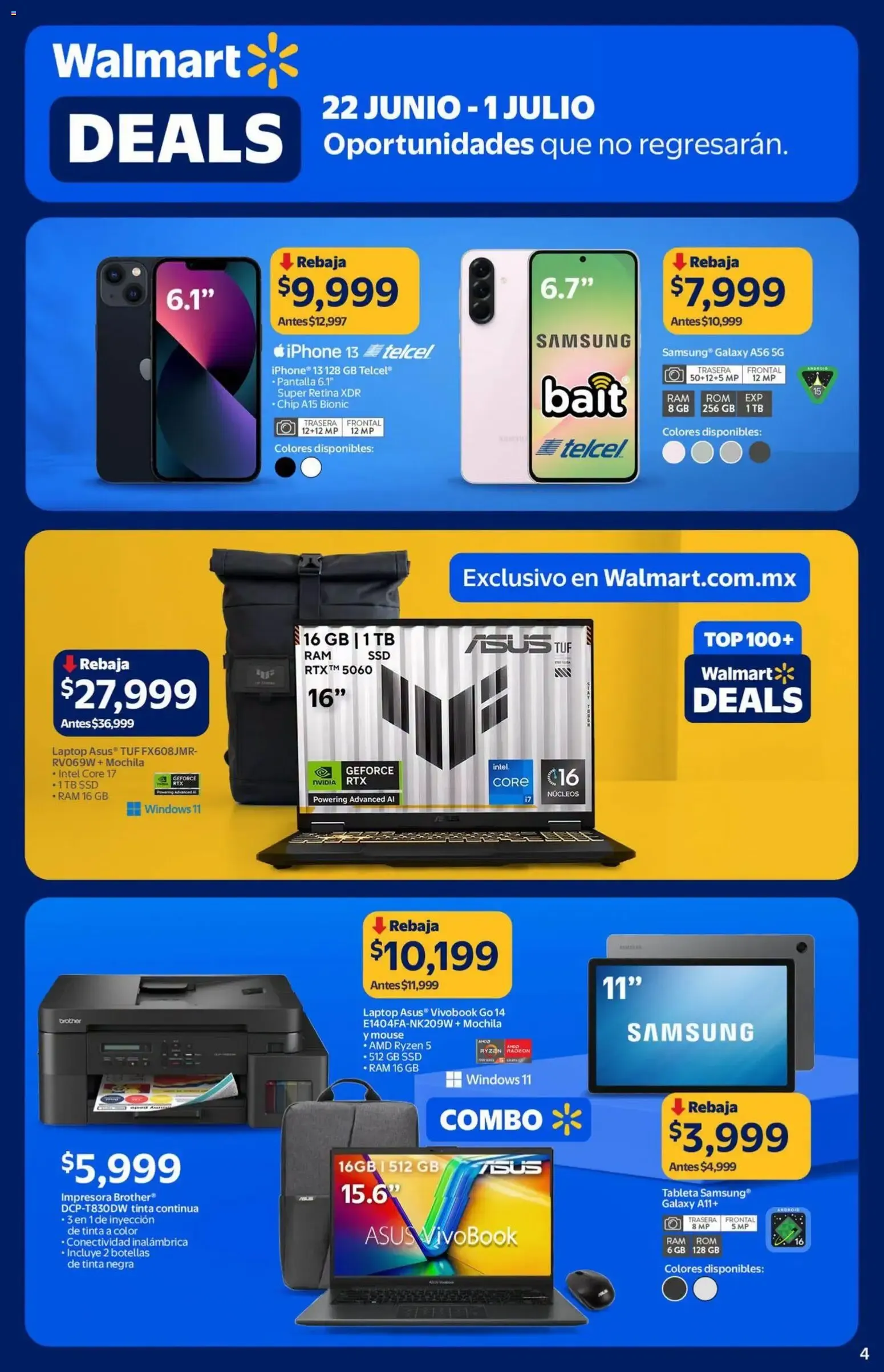 Catálogo de Walmart folleto Deals (22/06/2026 - 01/07/2026) - catálogo en línea 22 de junio al 1 de julio 2026 - Pagina 4