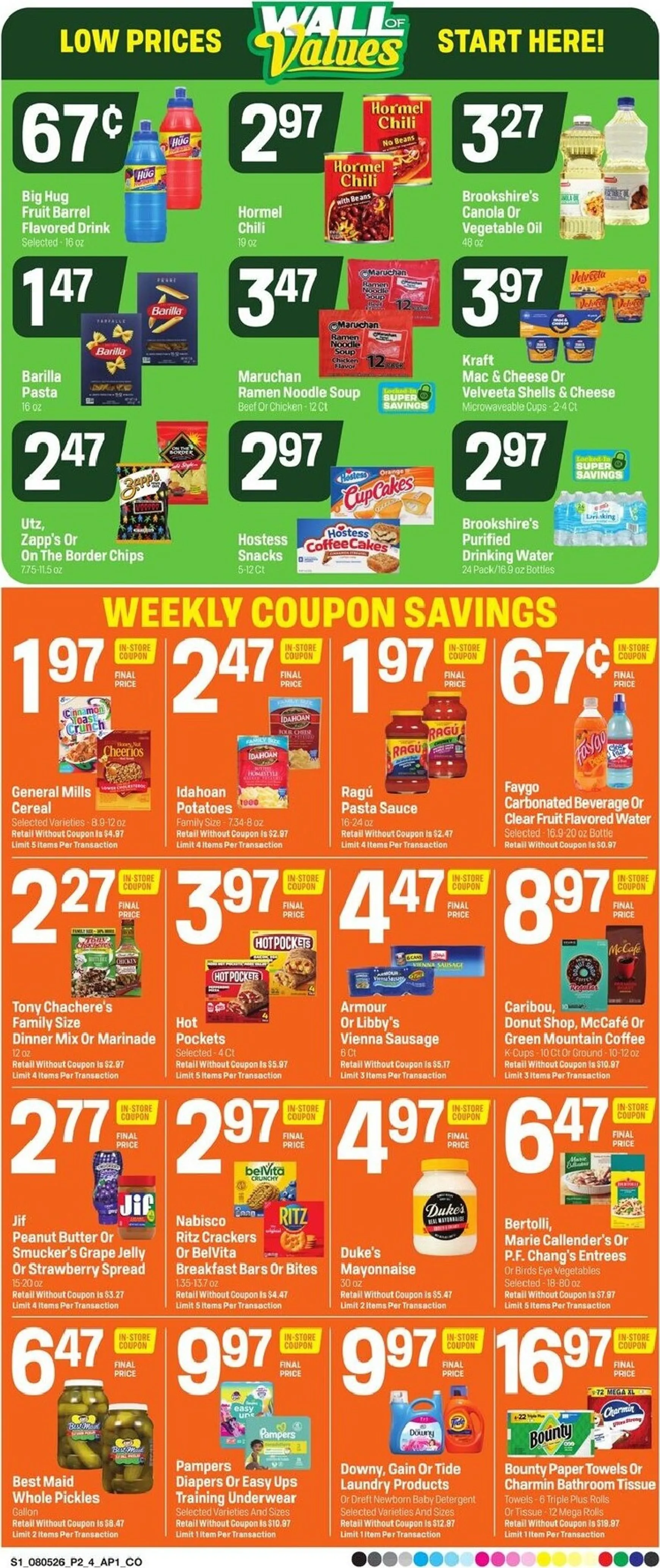 Weekly ad Current Super 1 Foods leaflet valid from Wednesday 08/05/2026 to Tuesday 08/11/2026 from August 5 to August 11 2026 - Page 2