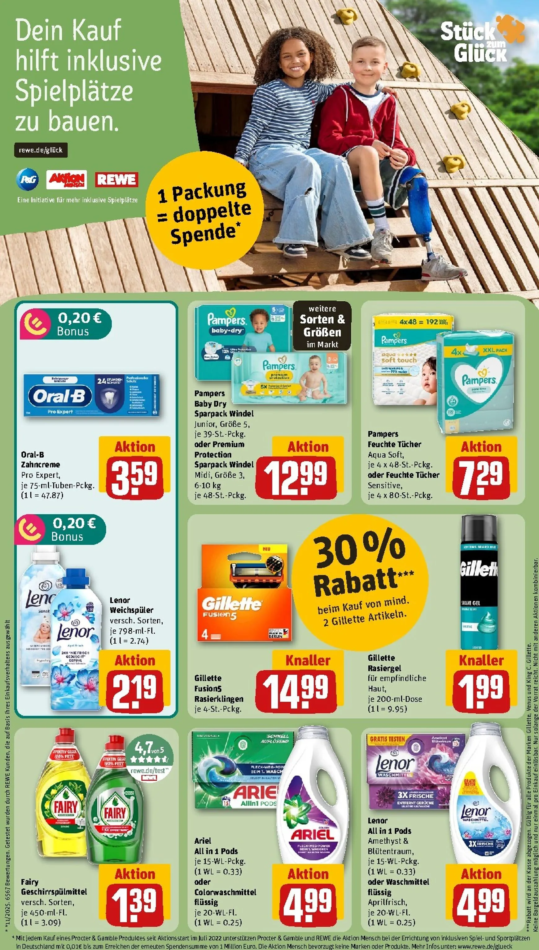 REWE Arina Fester Dein Markt: Mehr Grillen. Mehr sparen. von 3. August bis 9. August 2026 - Prospekt seite 23